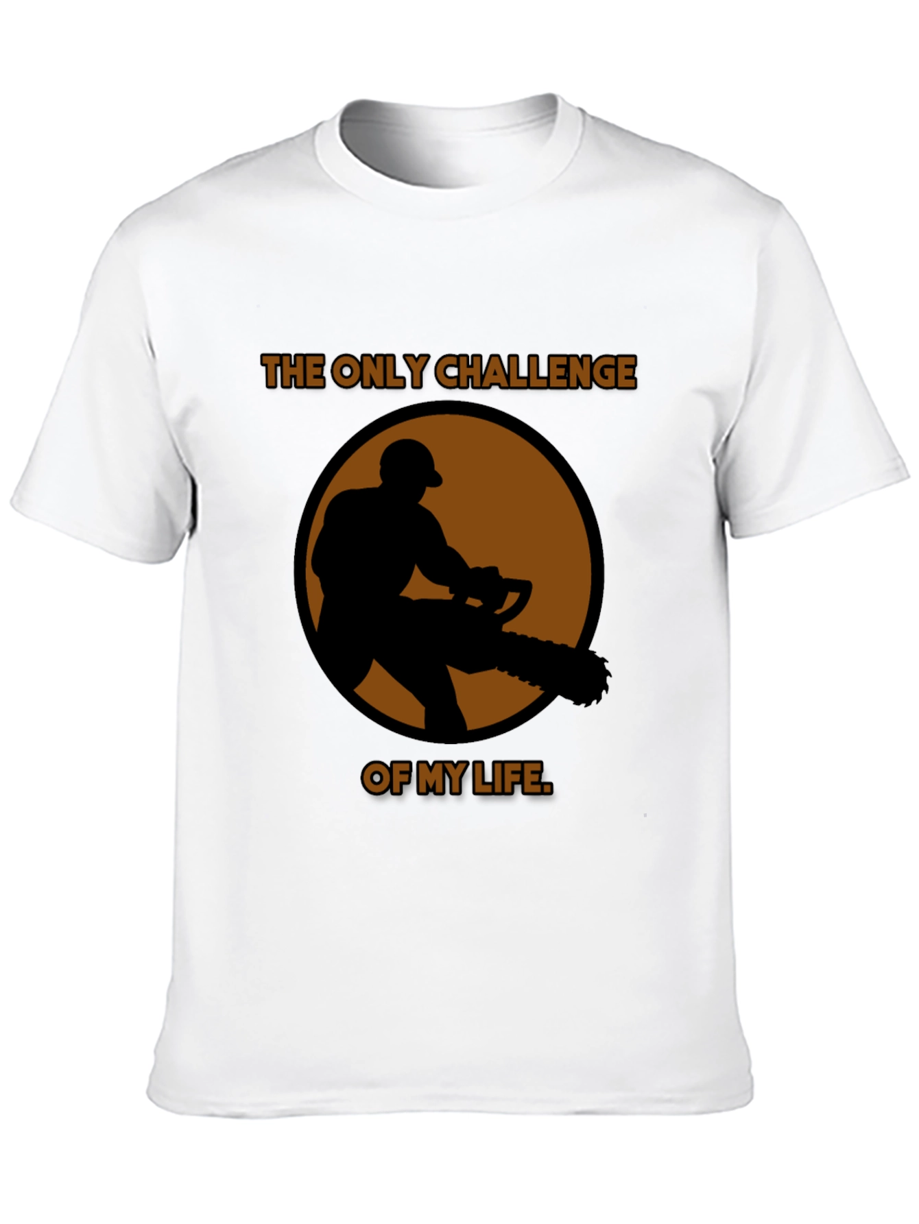 Challenge of My Life Black Graphic T-Shirt