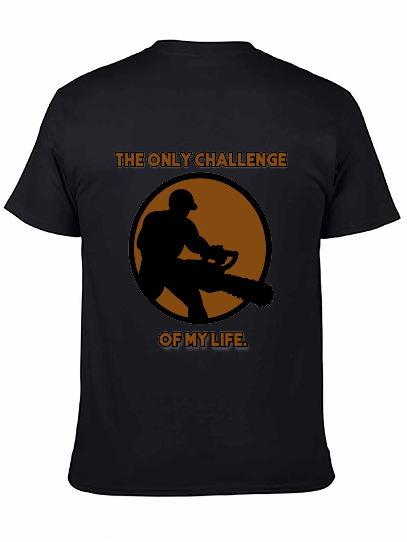 Challenge of My Life Black Graphic T-Shirt