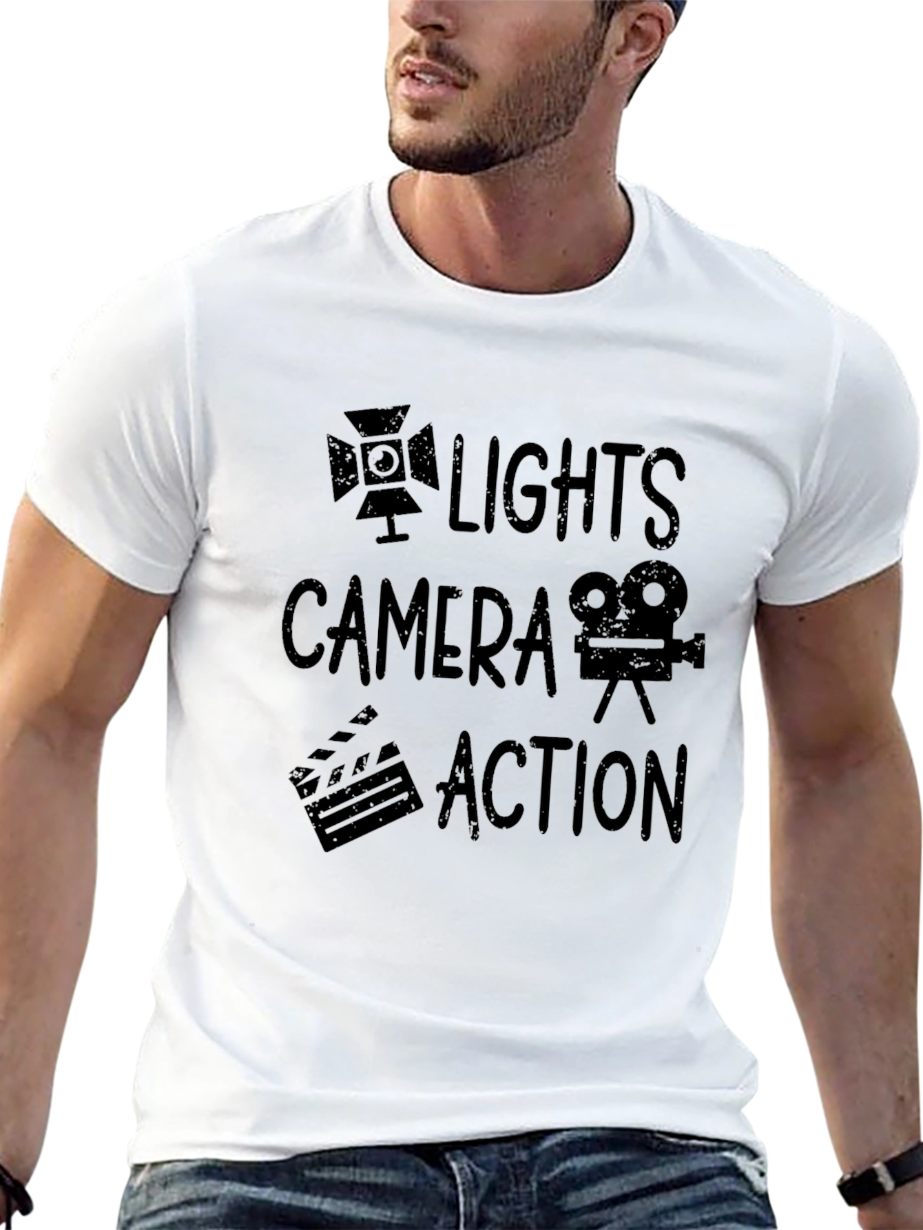 Lights Camera Action Graphic Tee