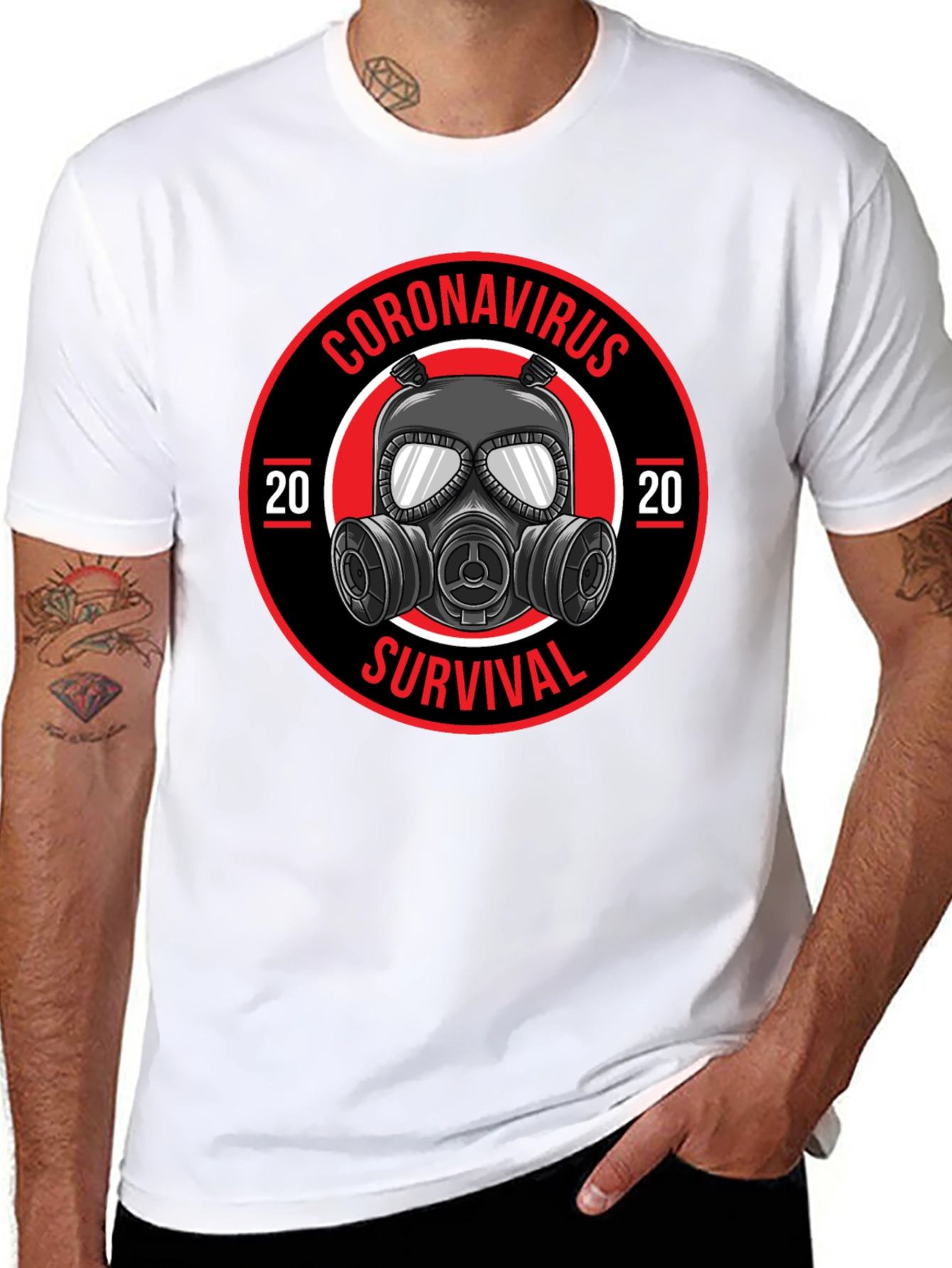 Coronavirus Survival 2020 Black T-Shirt