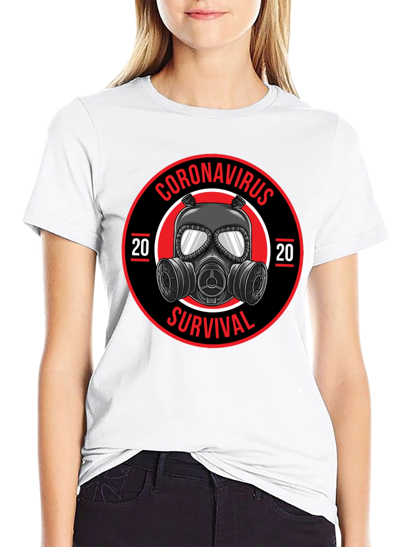 Coronavirus Survival 2020 Black T-Shirt