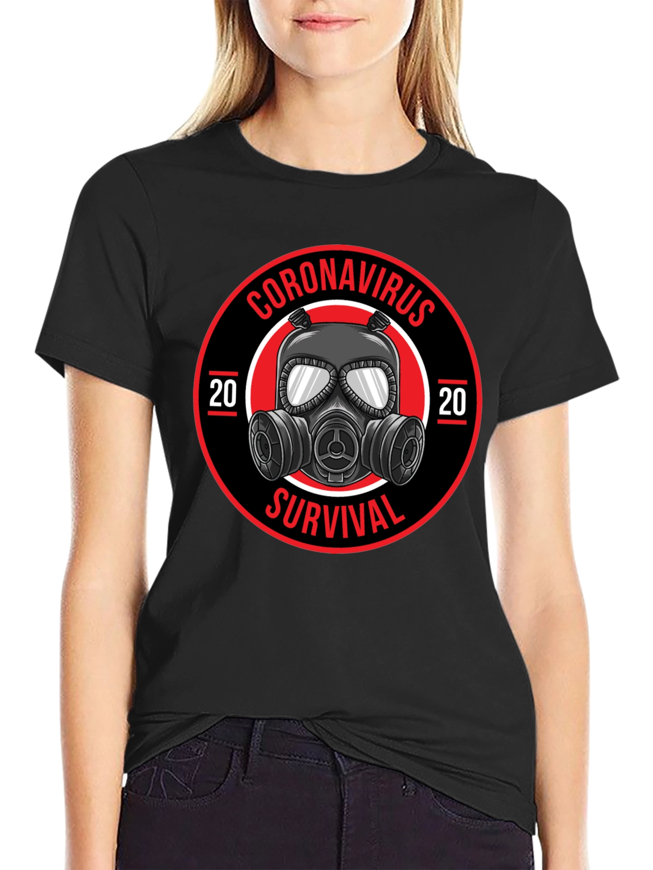 Coronavirus Survival 2020 Black T-Shirt