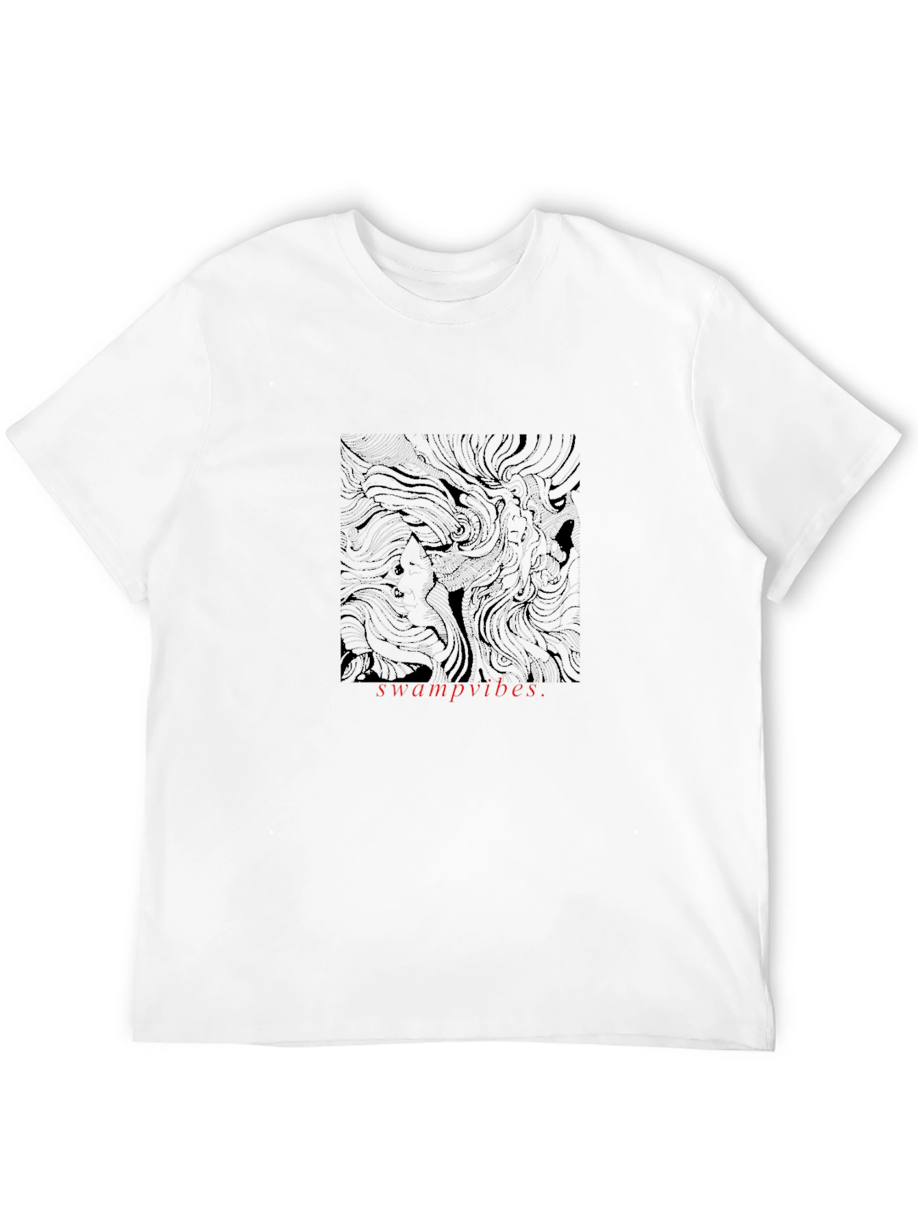 Swamp Vibes Graphic T-Shirt - Modern Art Tee