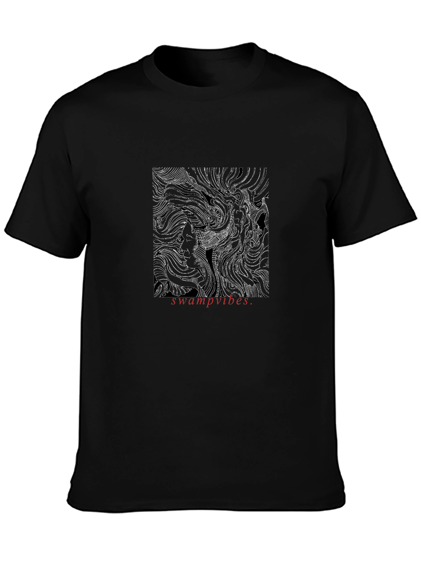 Swamp Vibes Graphic T-Shirt - Modern Art Tee