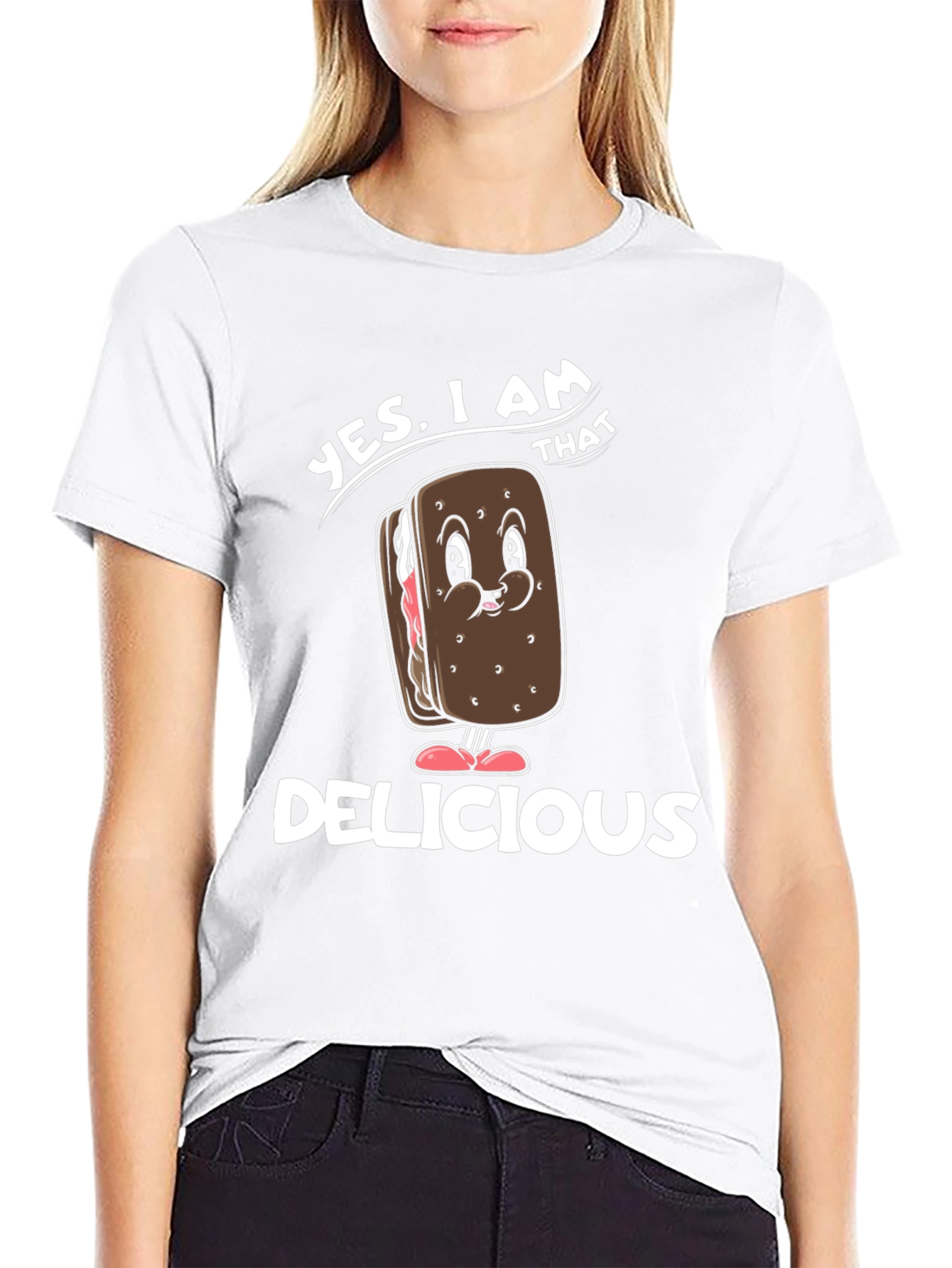 Delicious Ice Cream Sandwich Graphic Tee