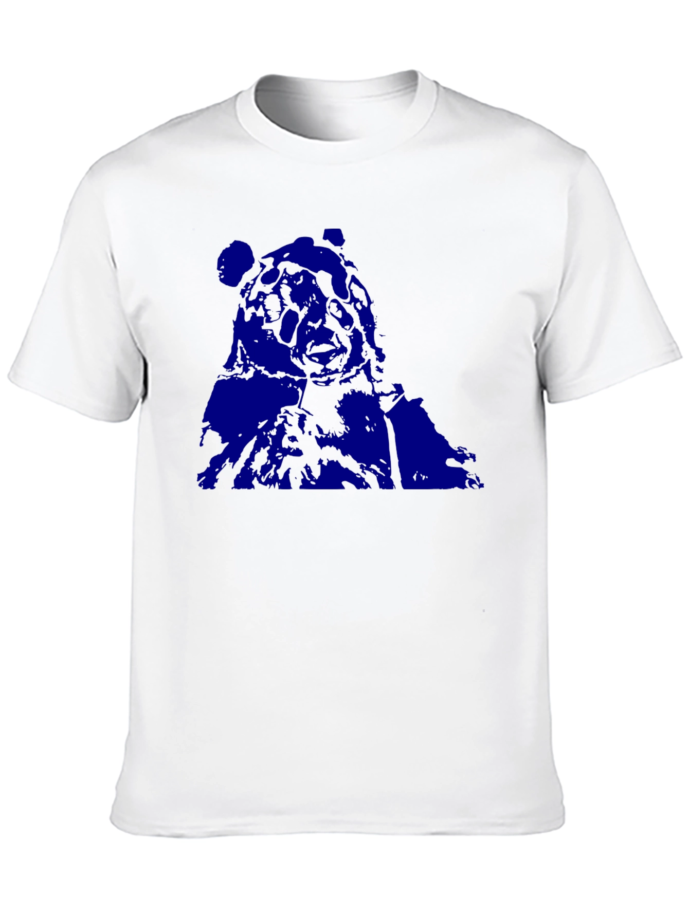 Blue Graphic Tee - Black