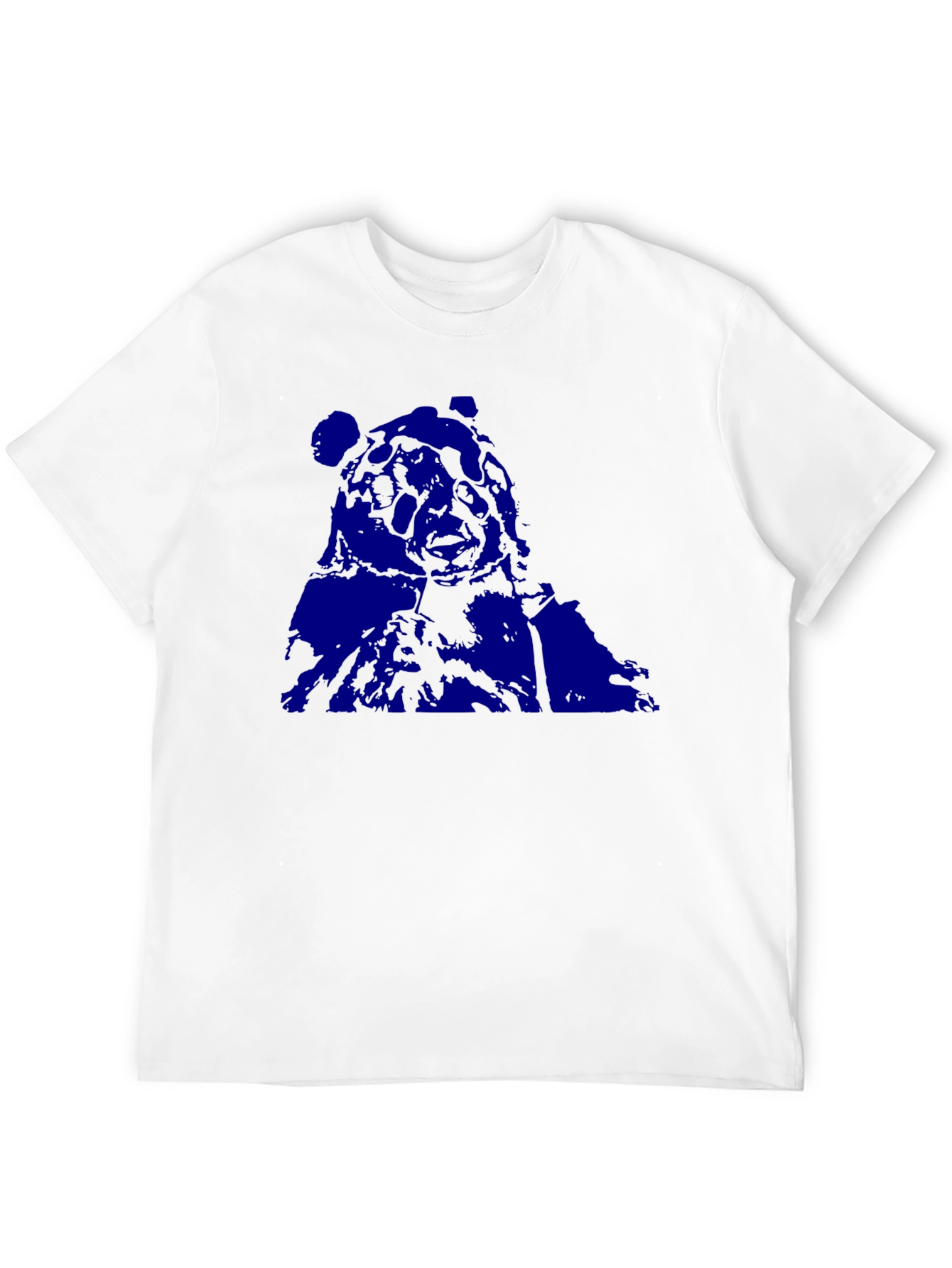 Blue Graphic Tee - Black
