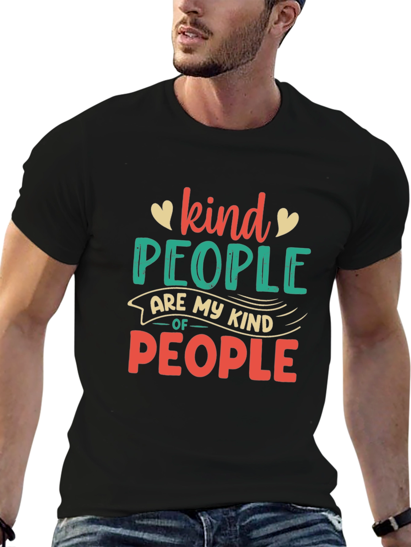 Kind People Graphic Tee - Black Unisex T-Shirt