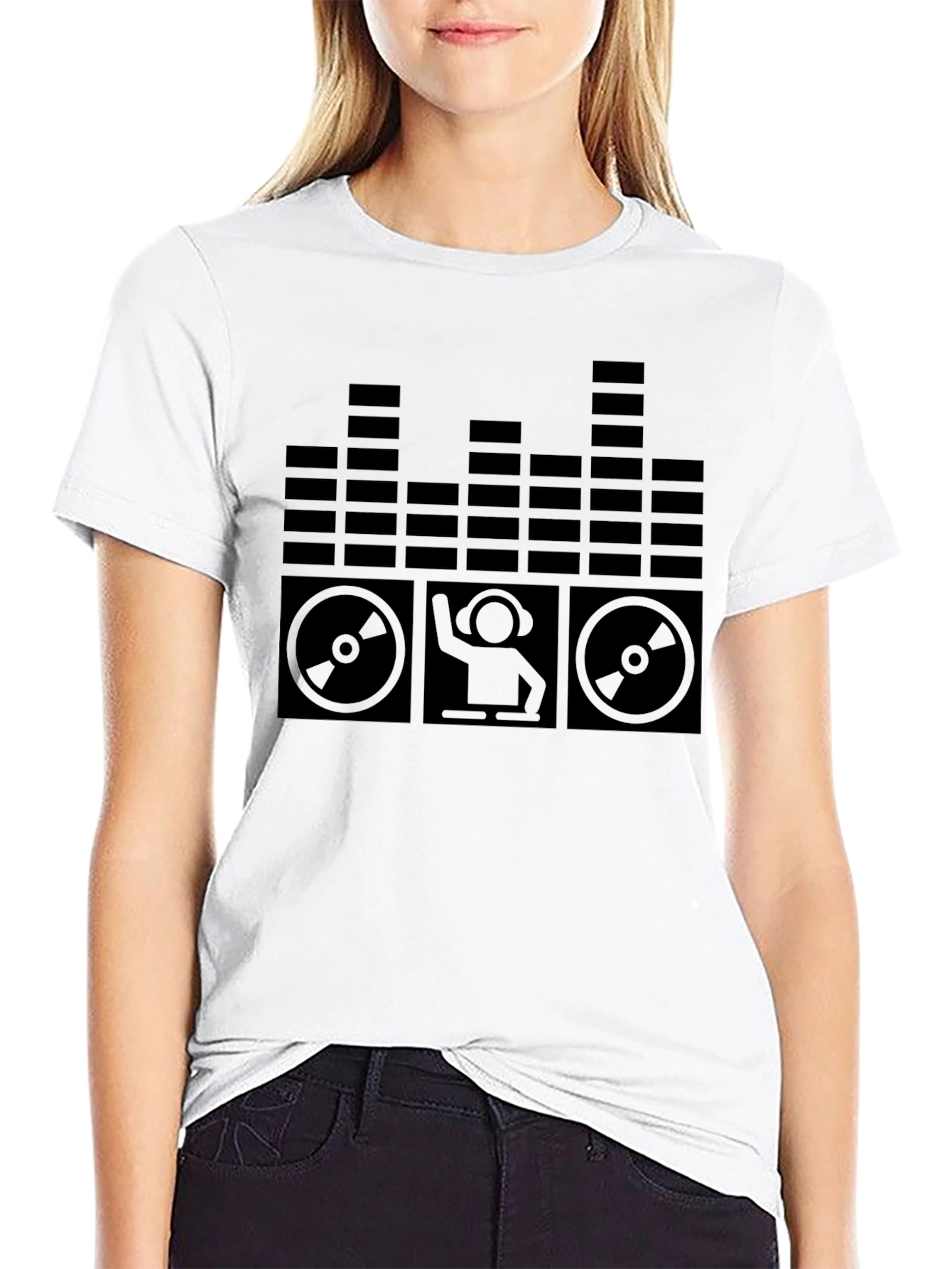 DJ Graphic Tee - Black EDM Music Shirt