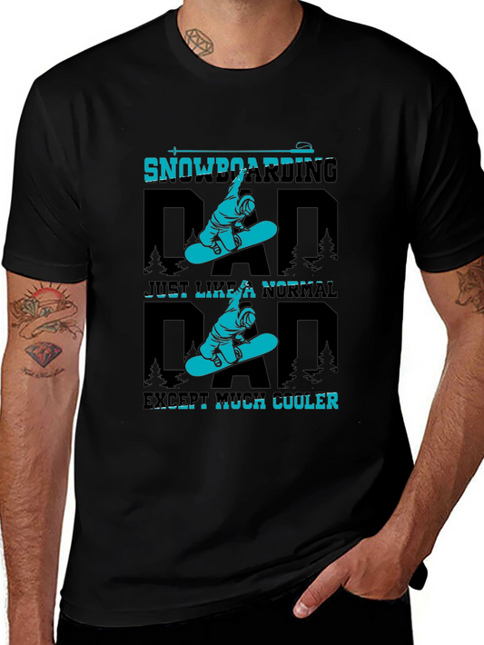 Snowboarding Dad T-Shirt - Cool Fathers Day Gift