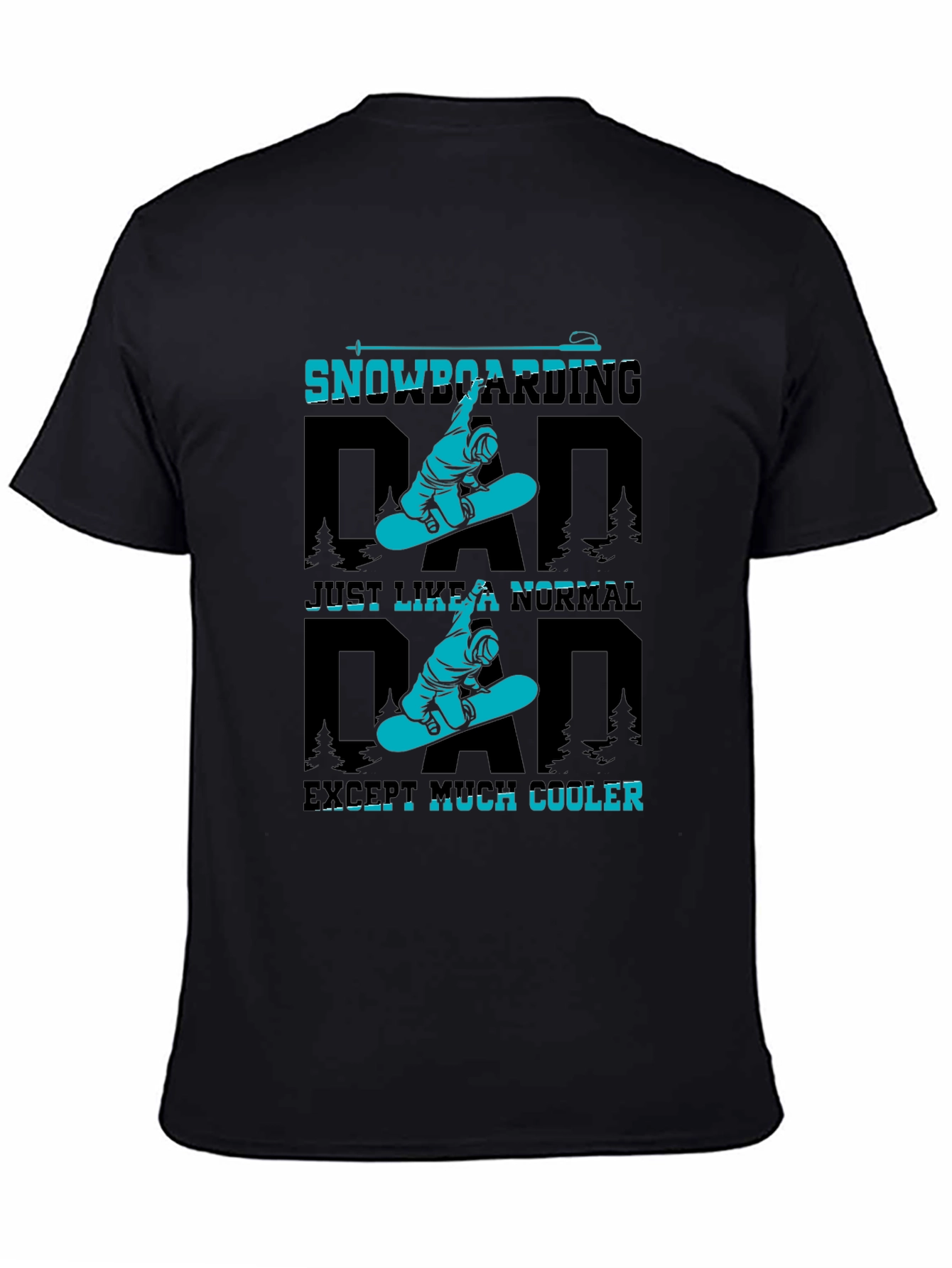 Snowboarding Dad T-Shirt - Cool Fathers Day Gift