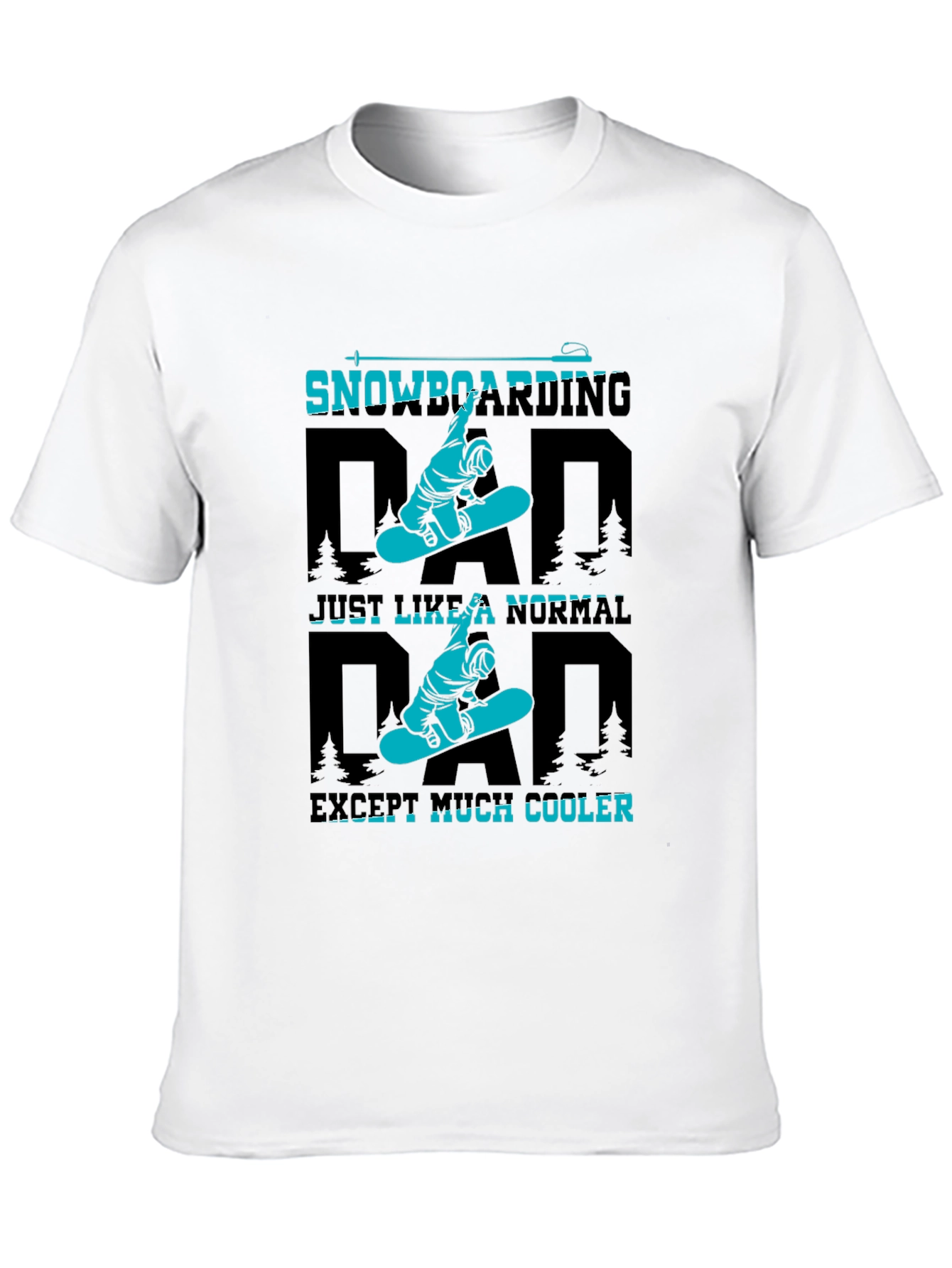 Snowboarding Dad T-Shirt - Cool Fathers Day Gift