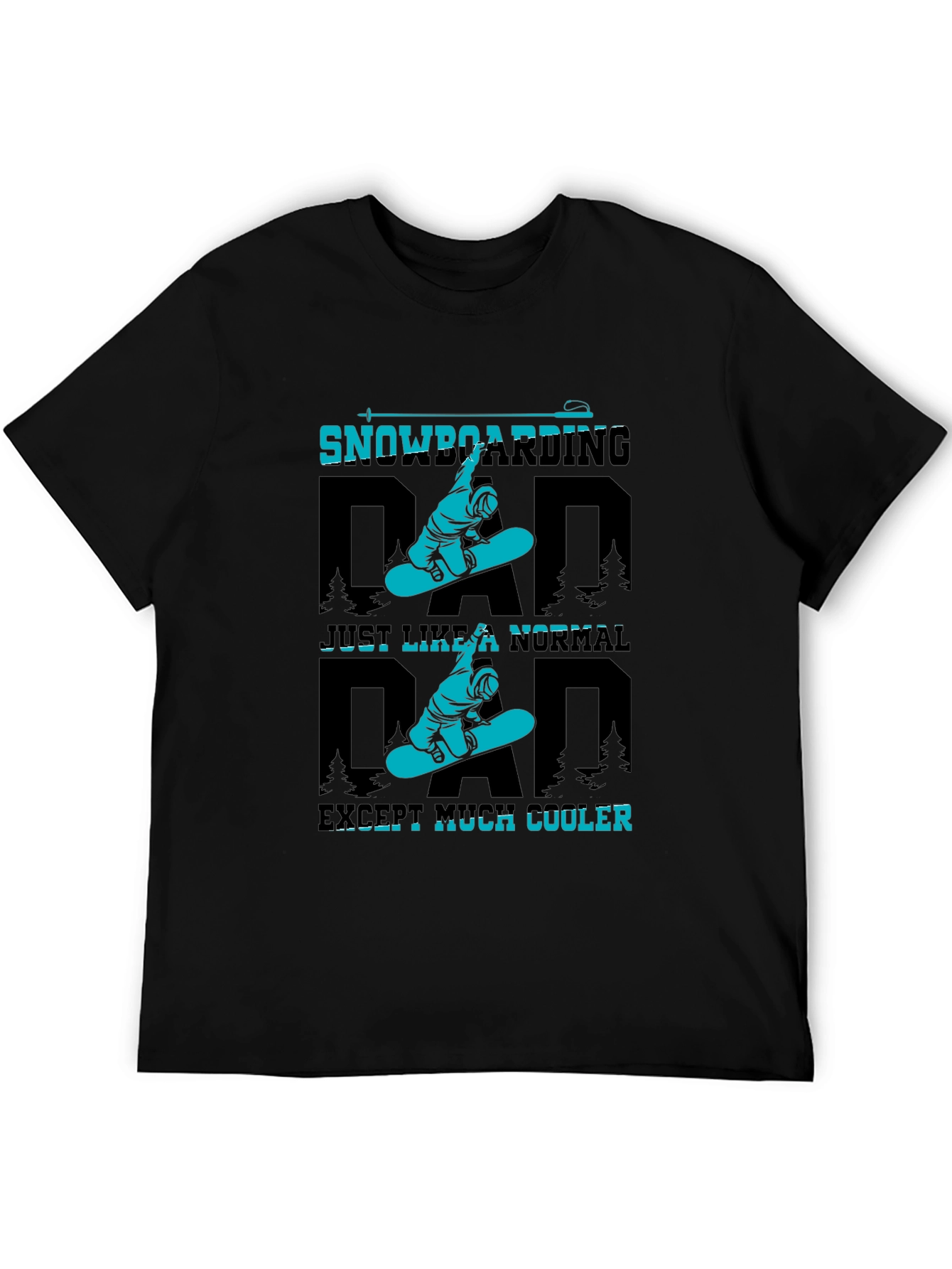 Snowboarding Dad T-Shirt - Cool Fathers Day Gift