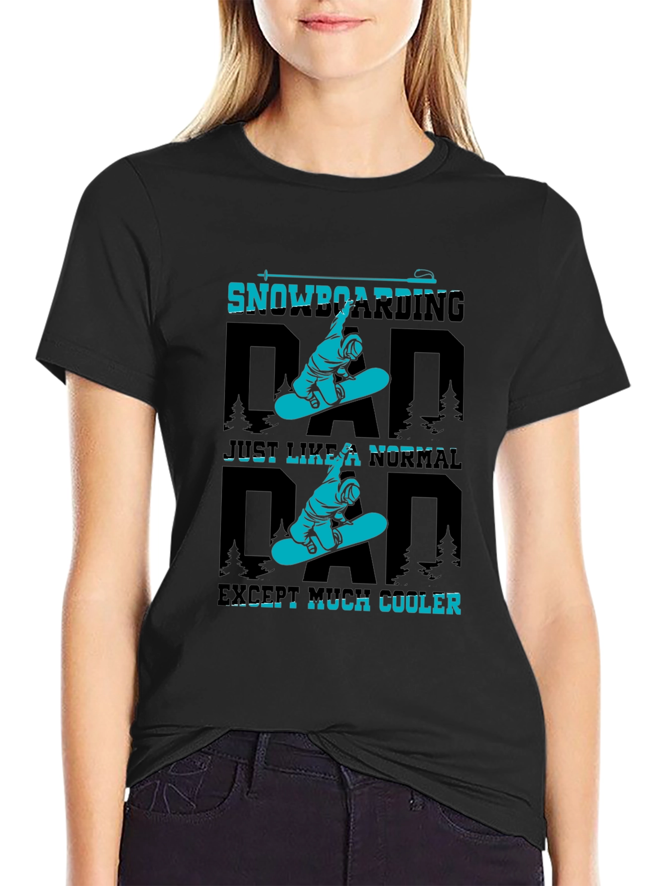 Snowboarding Dad T-Shirt - Cool Fathers Day Gift