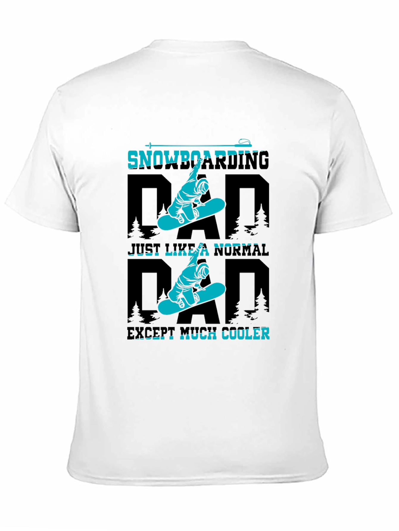 Snowboarding Dad T-Shirt - Cool Fathers Day Gift