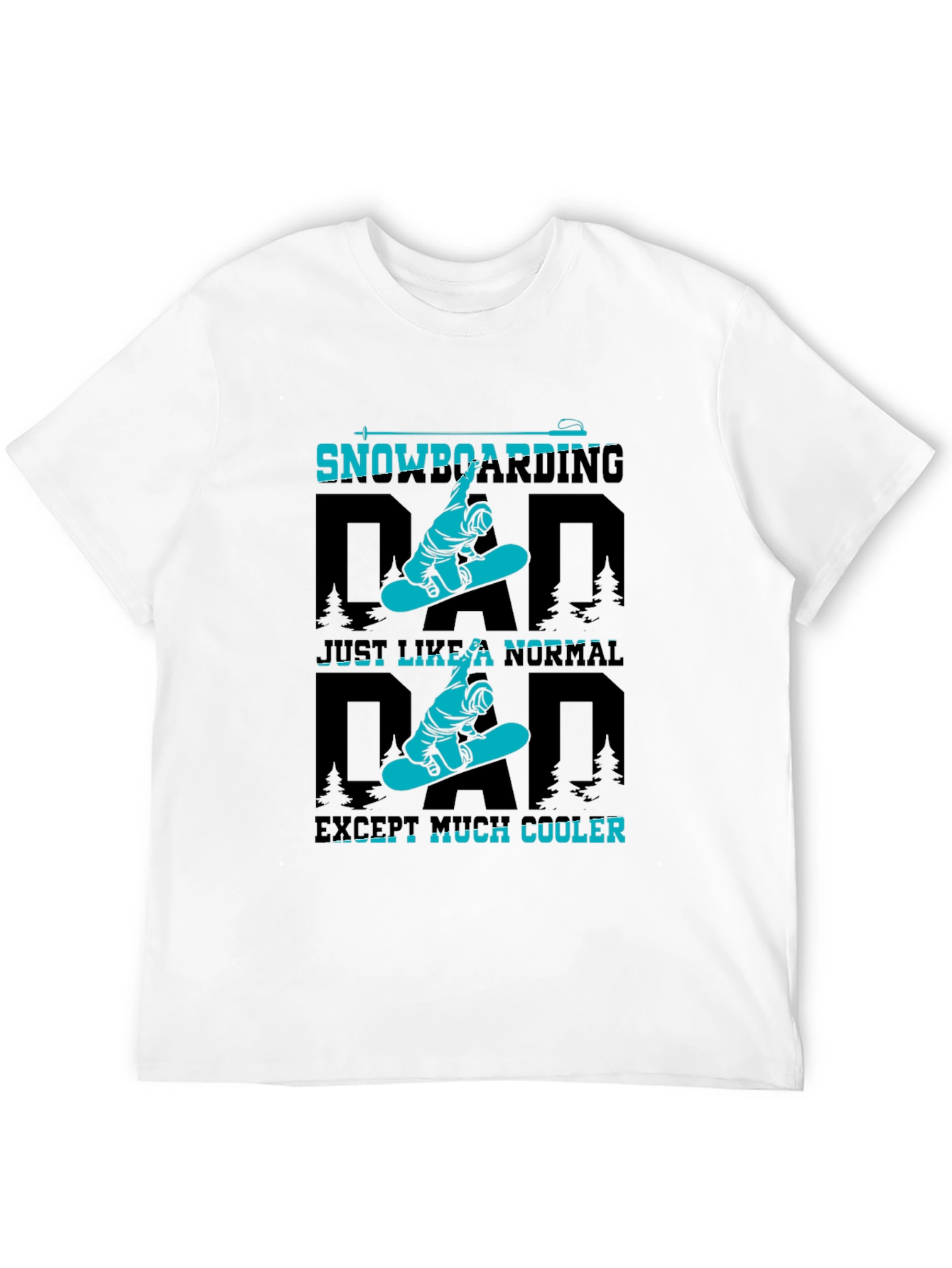 Snowboarding Dad T-Shirt - Cool Fathers Day Gift