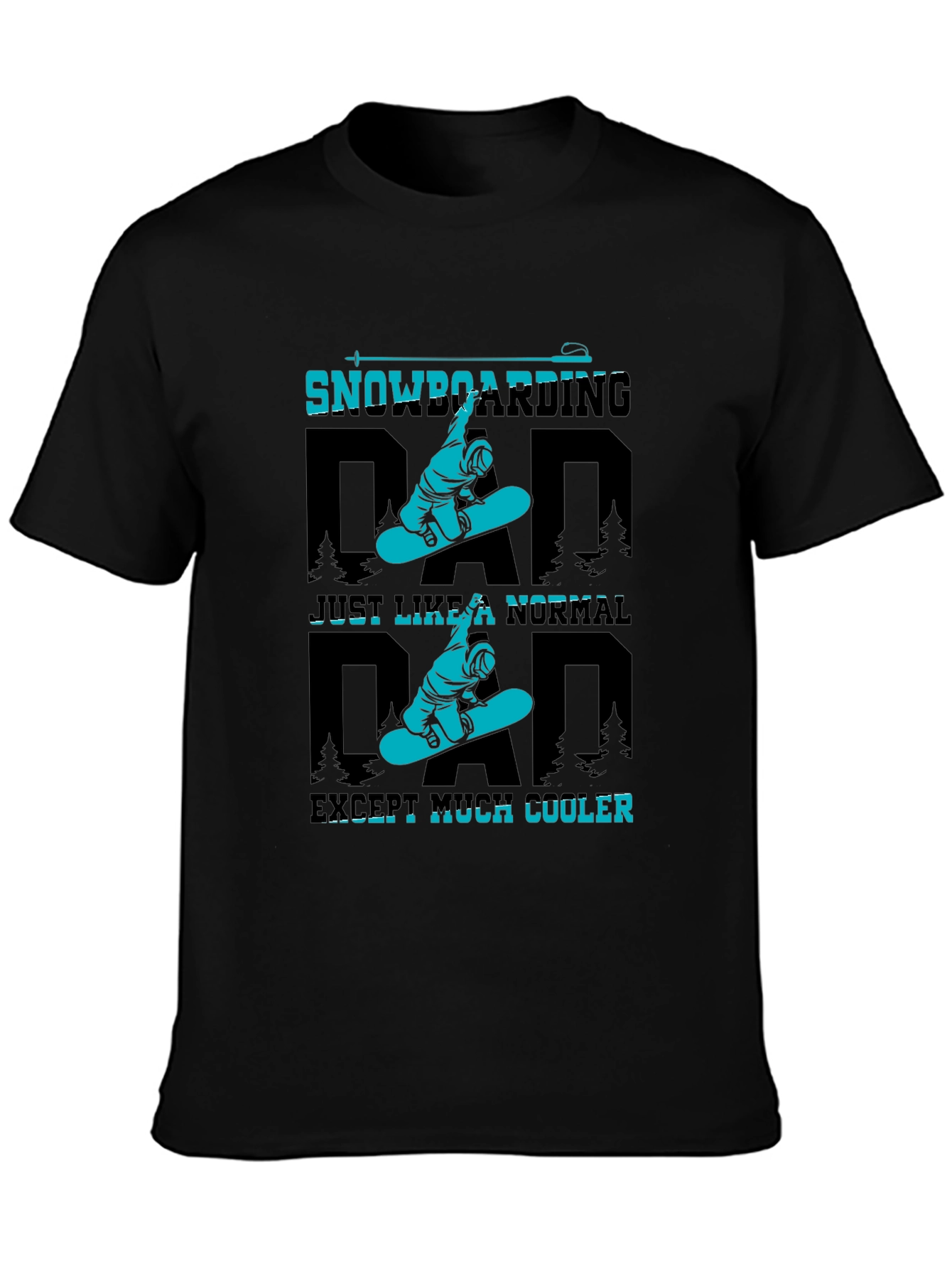 Snowboarding Dad T-Shirt - Cool Fathers Day Gift
