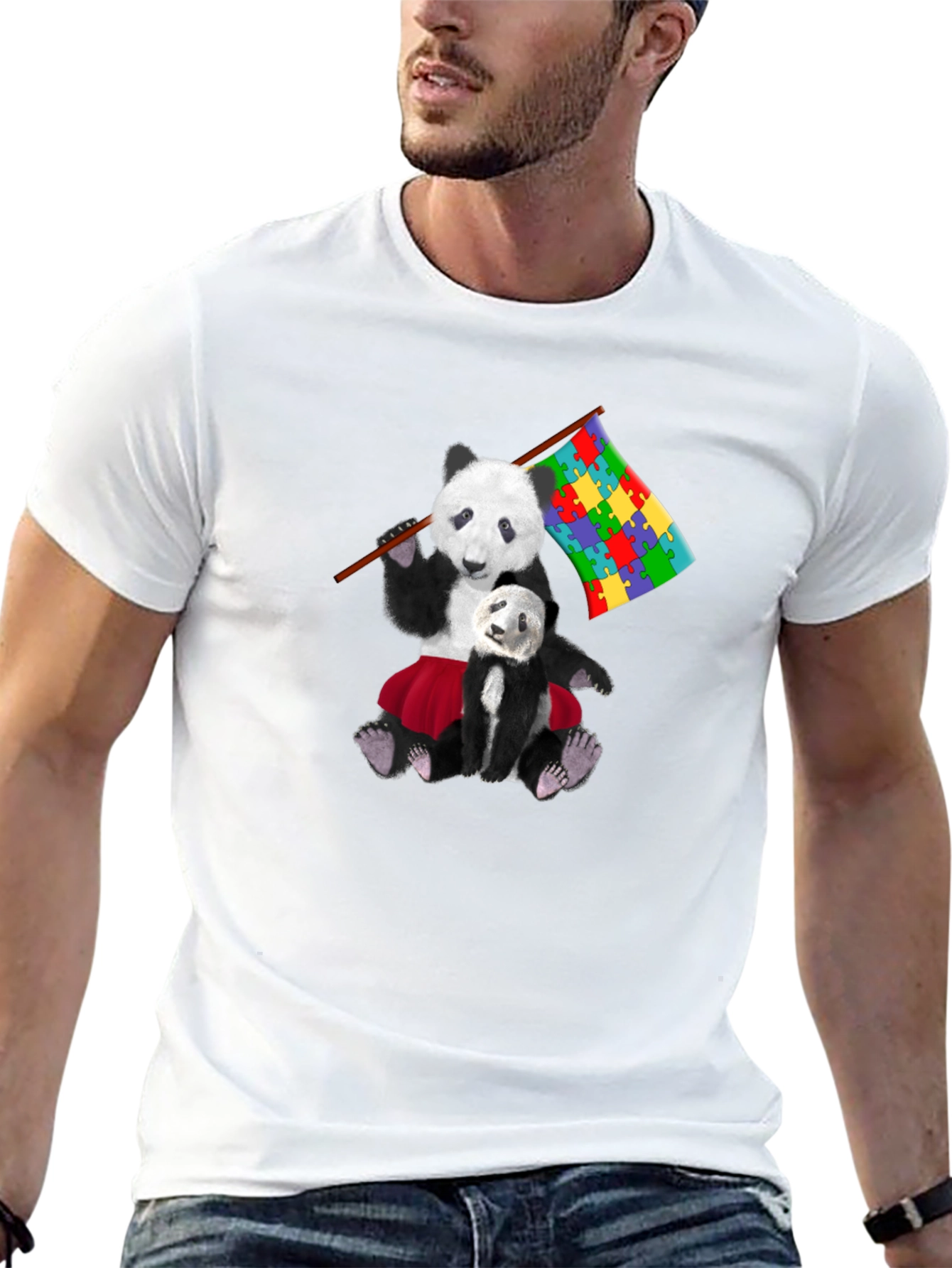 Panda Autism Awareness T-Shirt