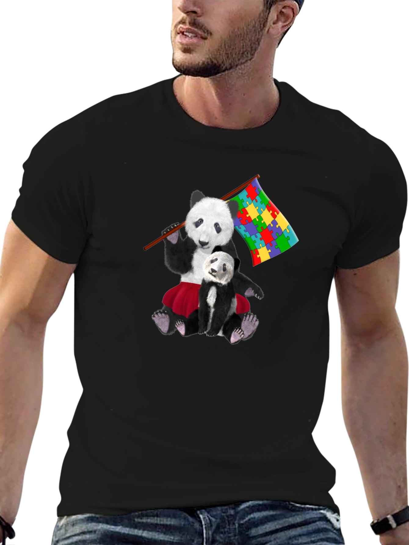 Panda Autism Awareness T-Shirt