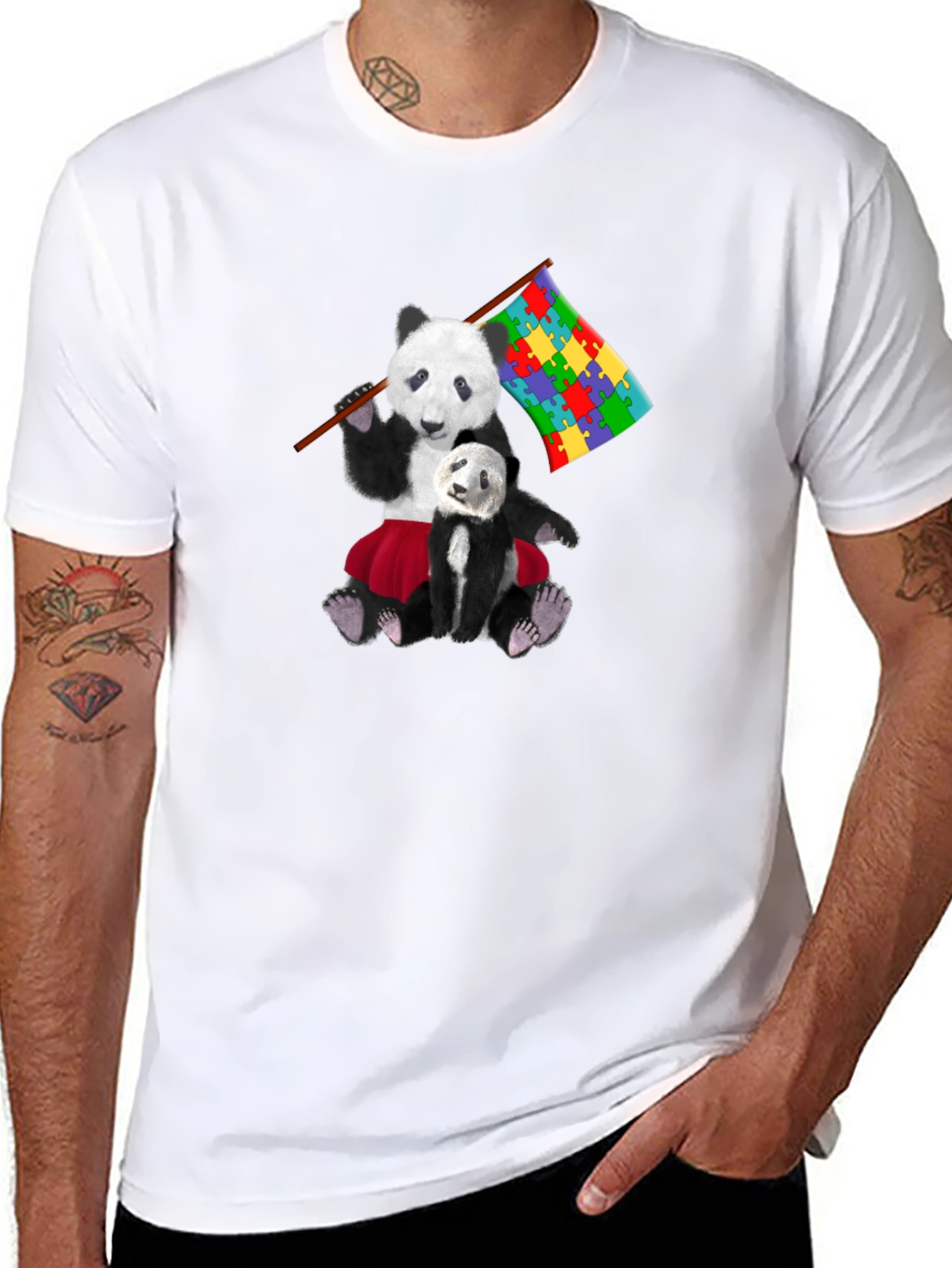 Panda Autism Awareness T-Shirt