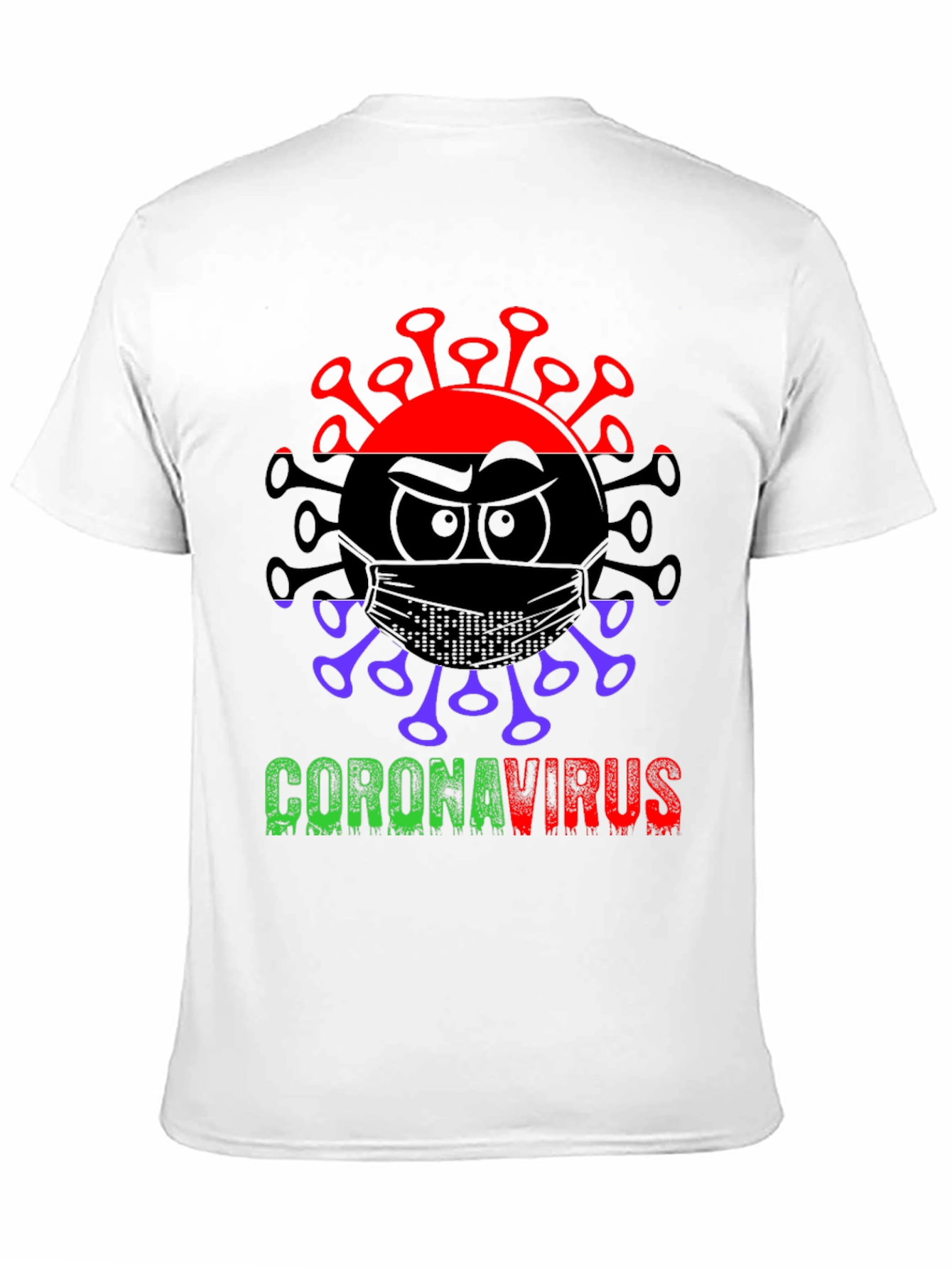 Coronavirus Graphic Tee - Black