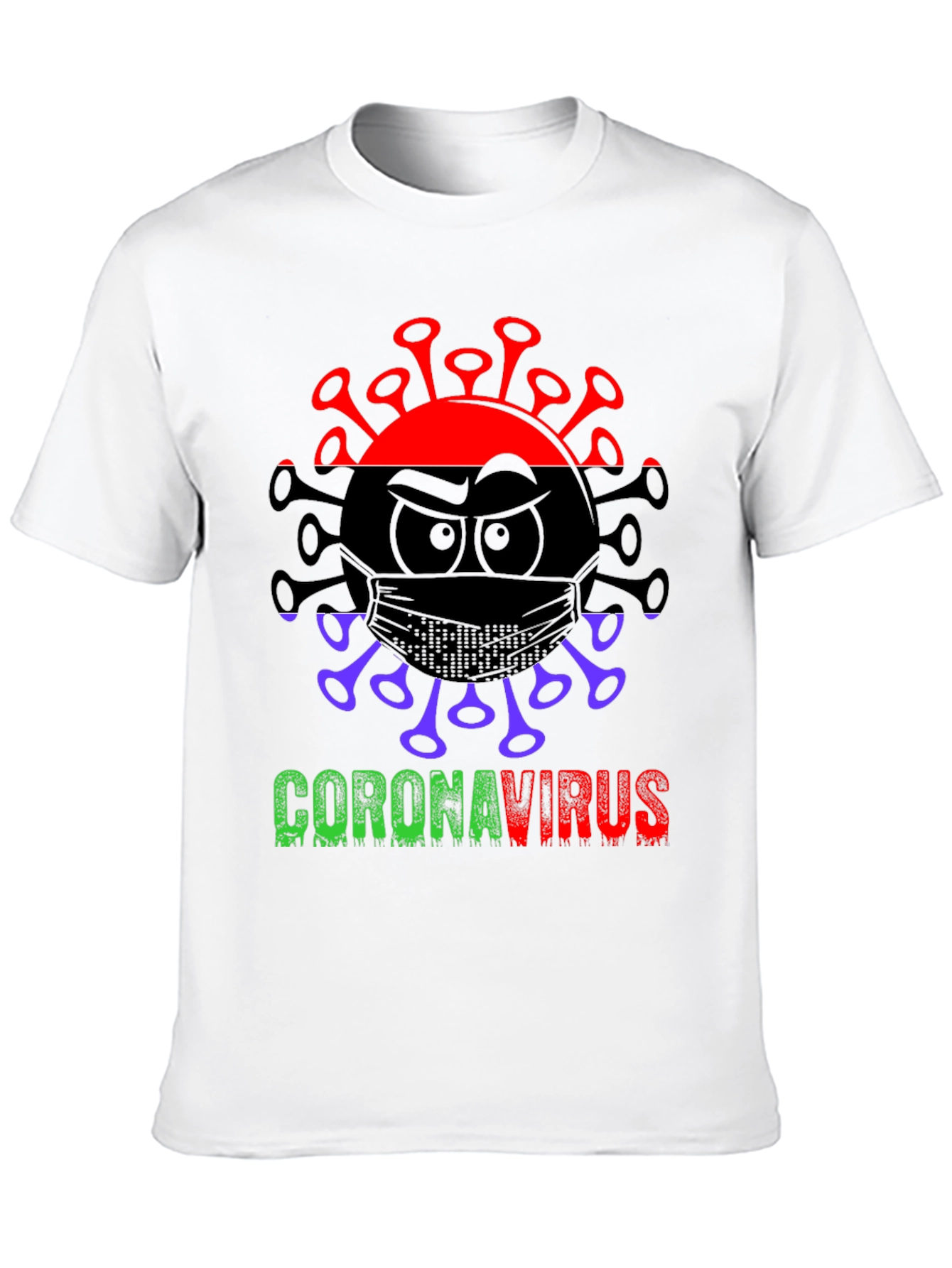 Coronavirus Graphic Tee - Black