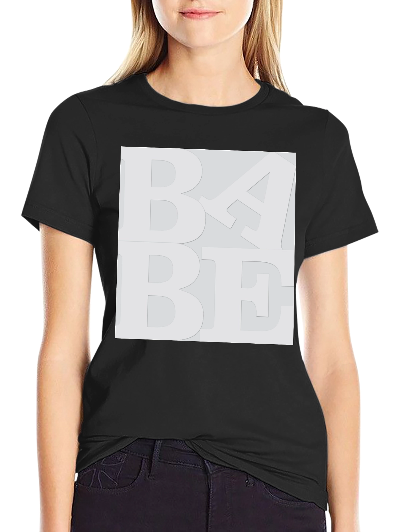 BABE Graphic Tee - Modern Black T-Shirt