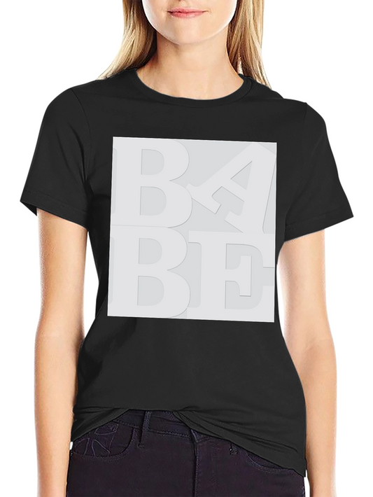 BABE Graphic Tee - Modern Black T-Shirt