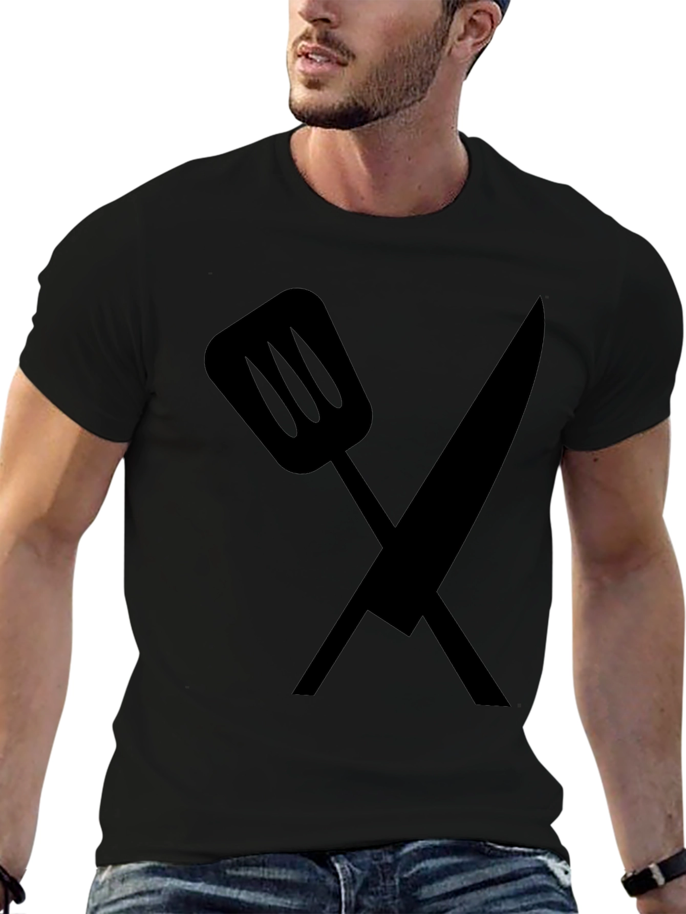 Chefs Life Black T-Shirt - Grill Master Edition