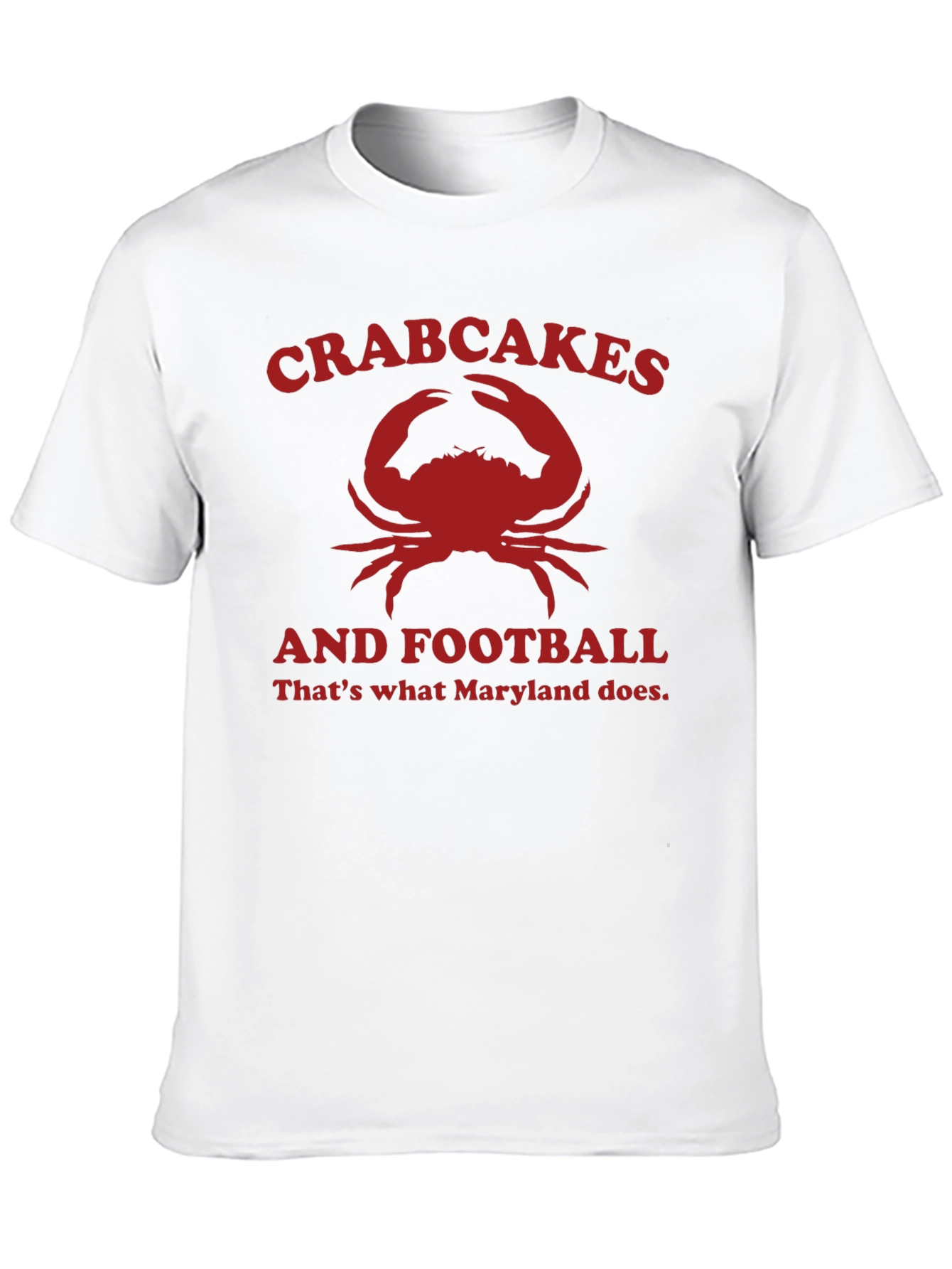 Crabcakes & Football Maryland T-Shirt