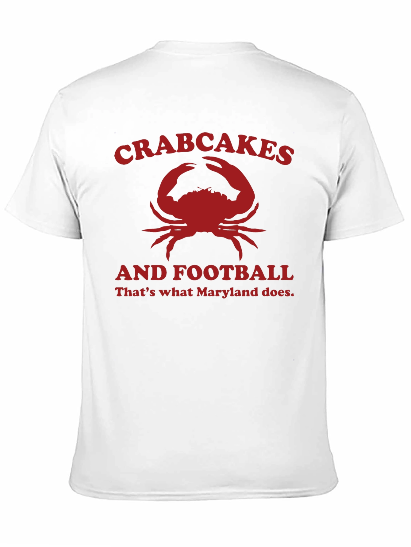 Crabcakes & Football Maryland T-Shirt