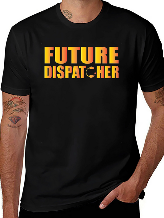 Future Dispatcher T-Shirt - Black Graphic Tee