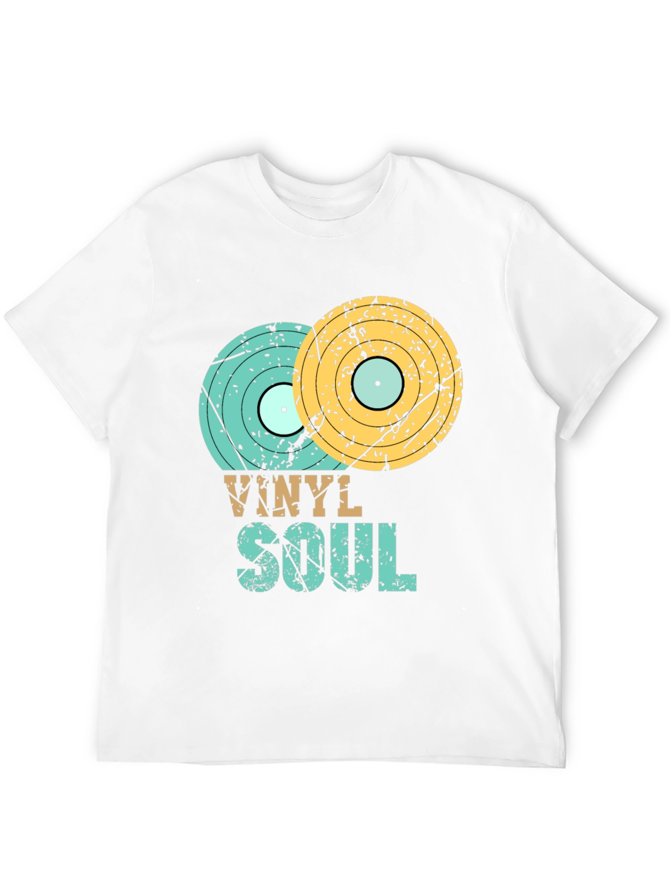 Vinyl Soul Graphic Tee - Retro Music Lover Shirt