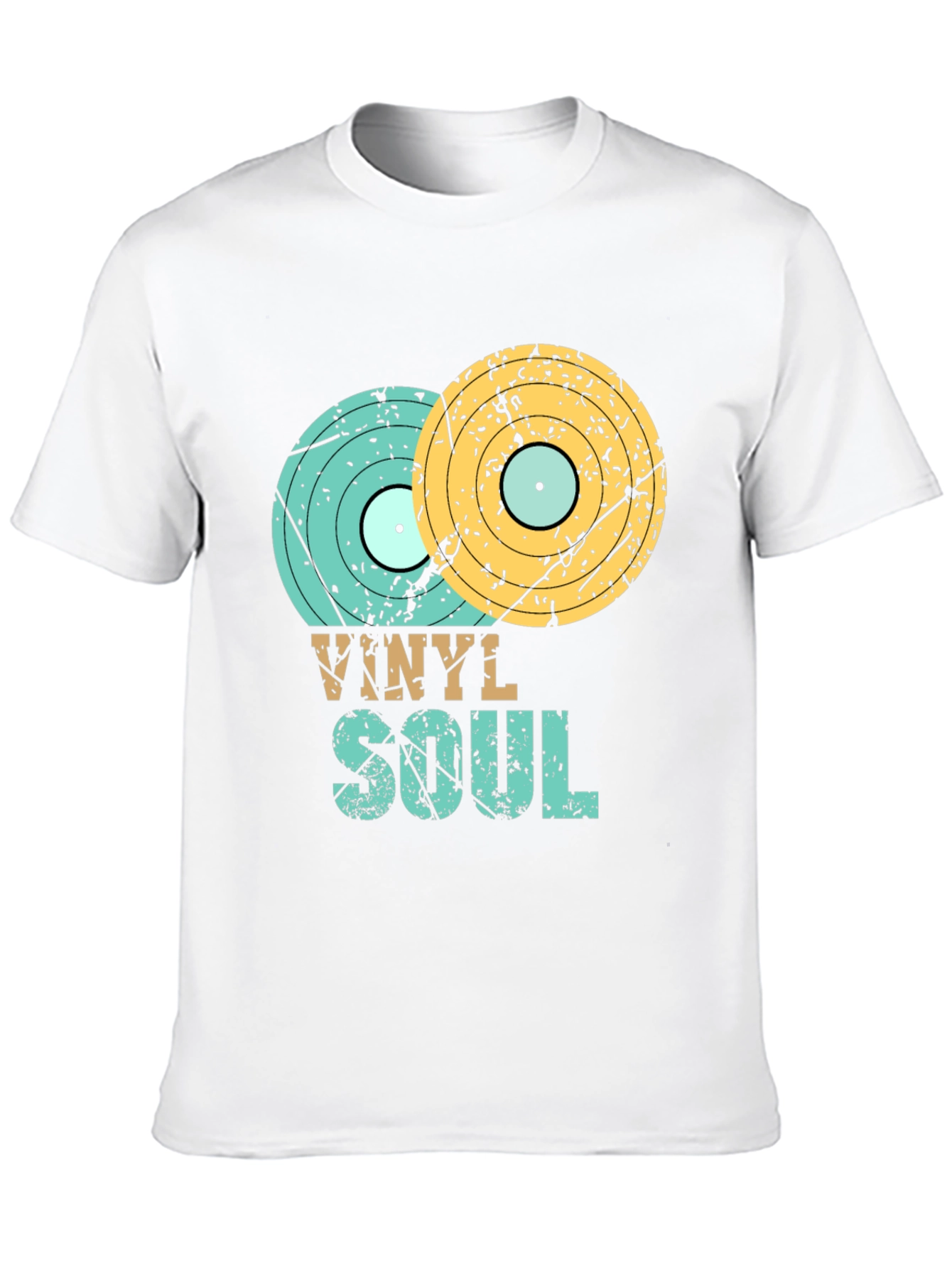 Vinyl Soul Graphic Tee - Retro Music Lover Shirt