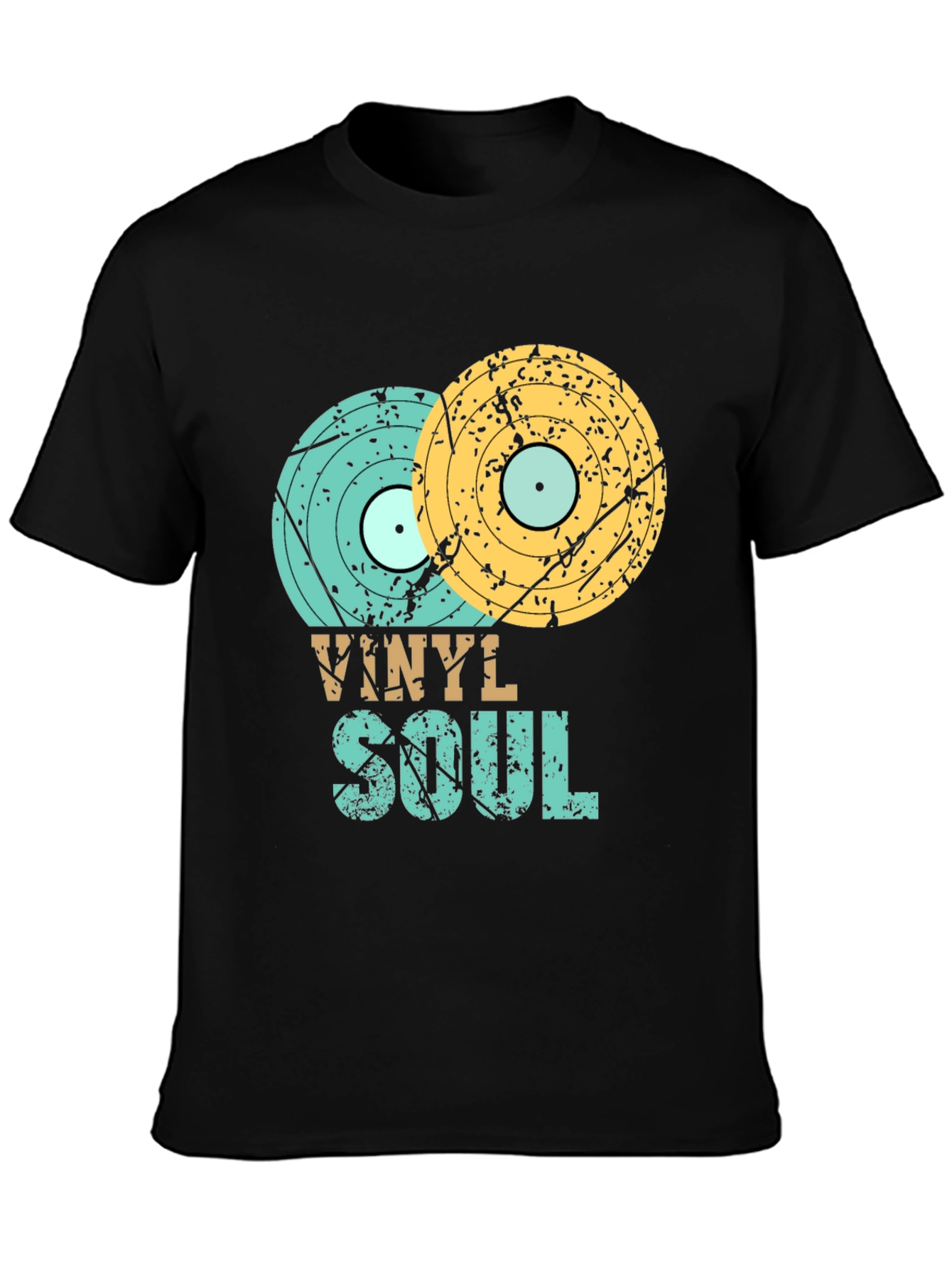 Vinyl Soul Graphic Tee - Retro Music Lover Shirt