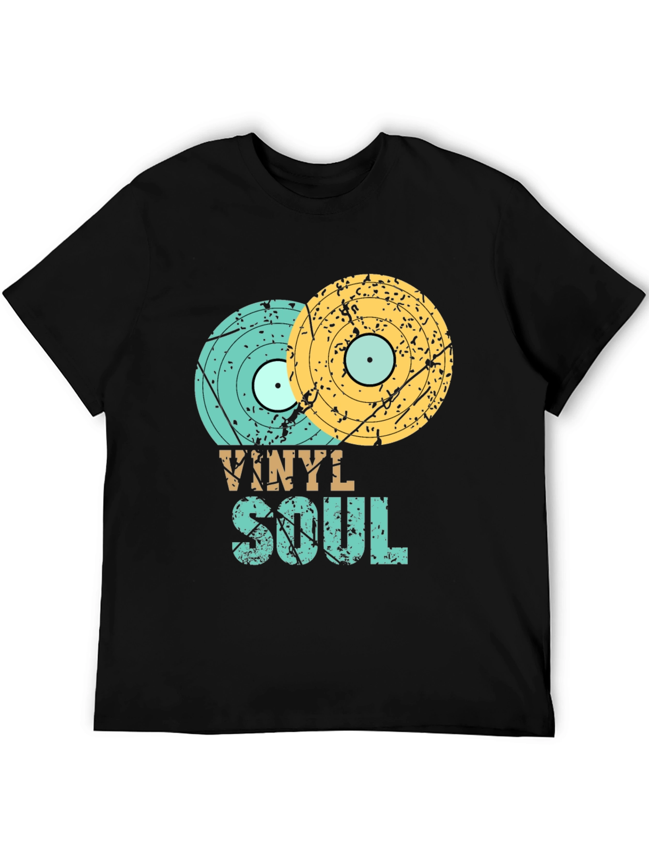Vinyl Soul Graphic Tee - Retro Music Lover Shirt