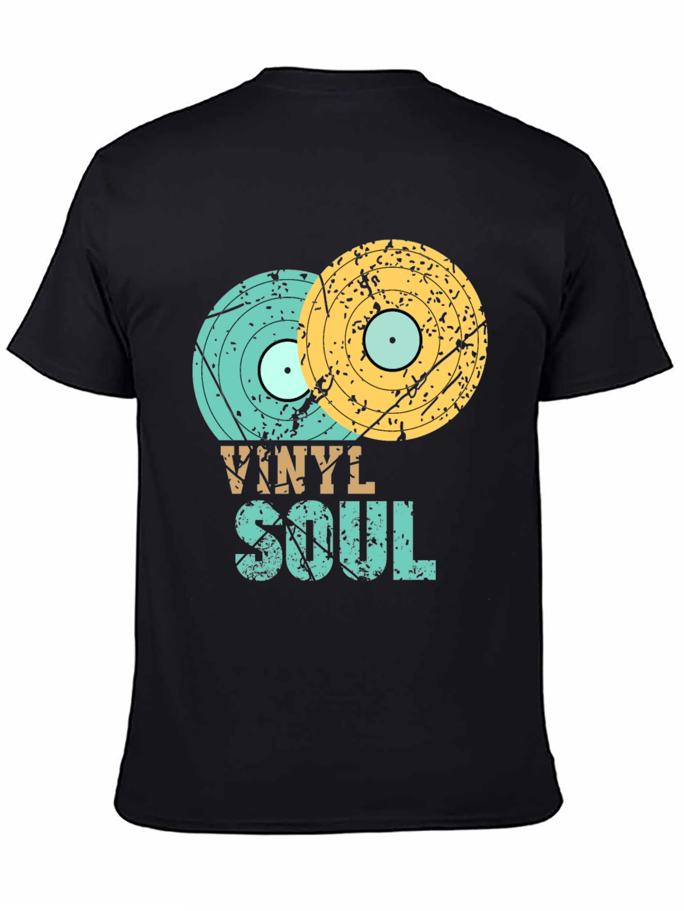 Vinyl Soul Graphic Tee - Retro Music Lover Shirt