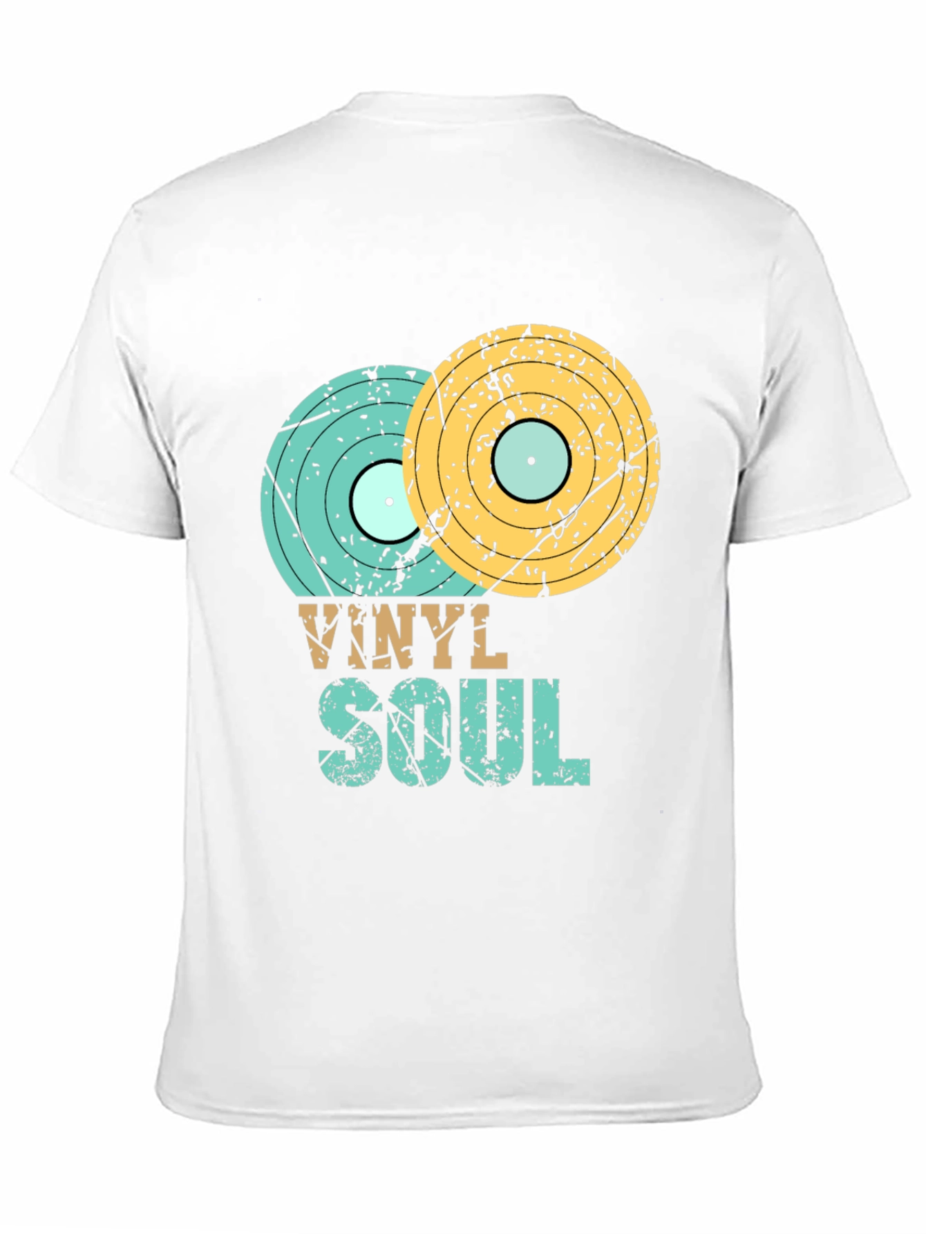 Vinyl Soul Graphic Tee - Retro Music Lover Shirt