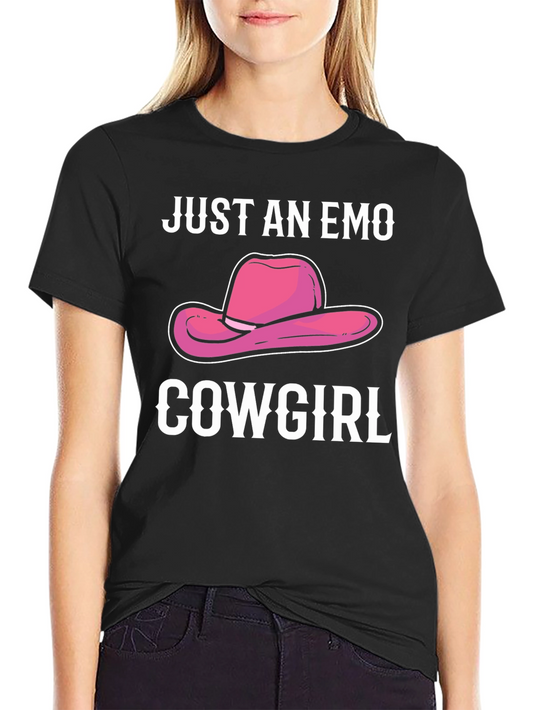 Just an Emo Cowgirl Graphic T-Shirt