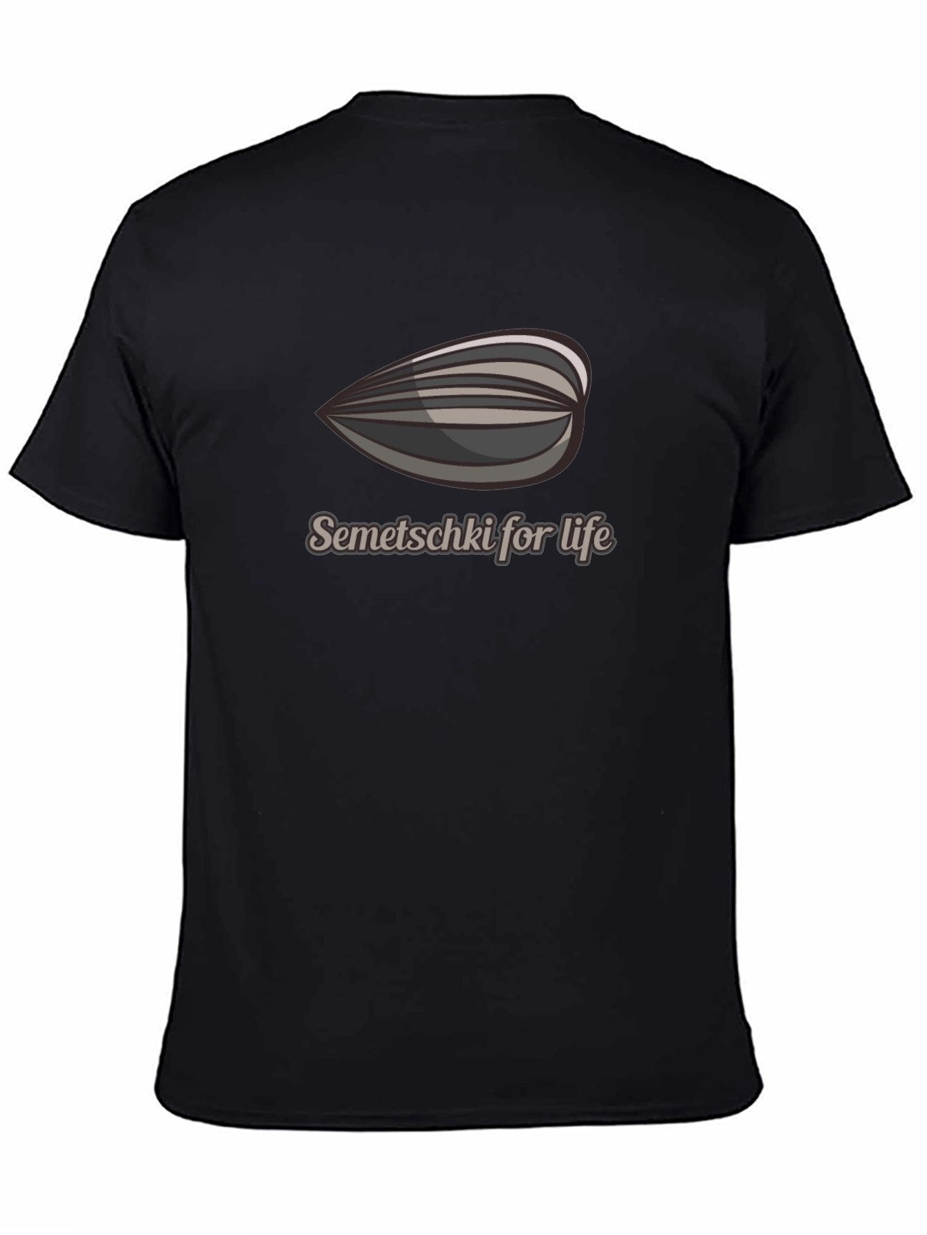 Semetschki For Life Black Graphic Tee
