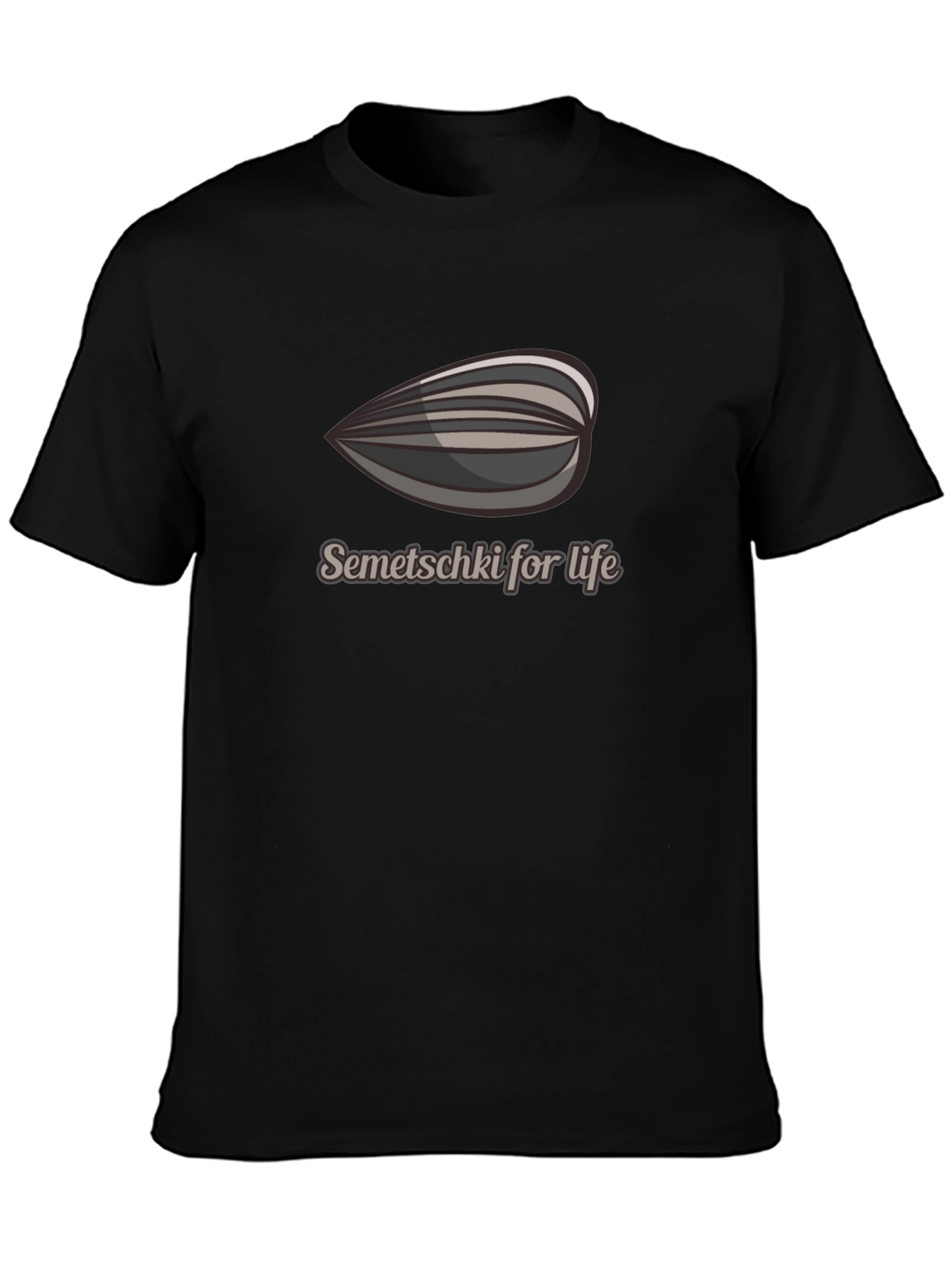 Semetschki For Life Black Graphic Tee