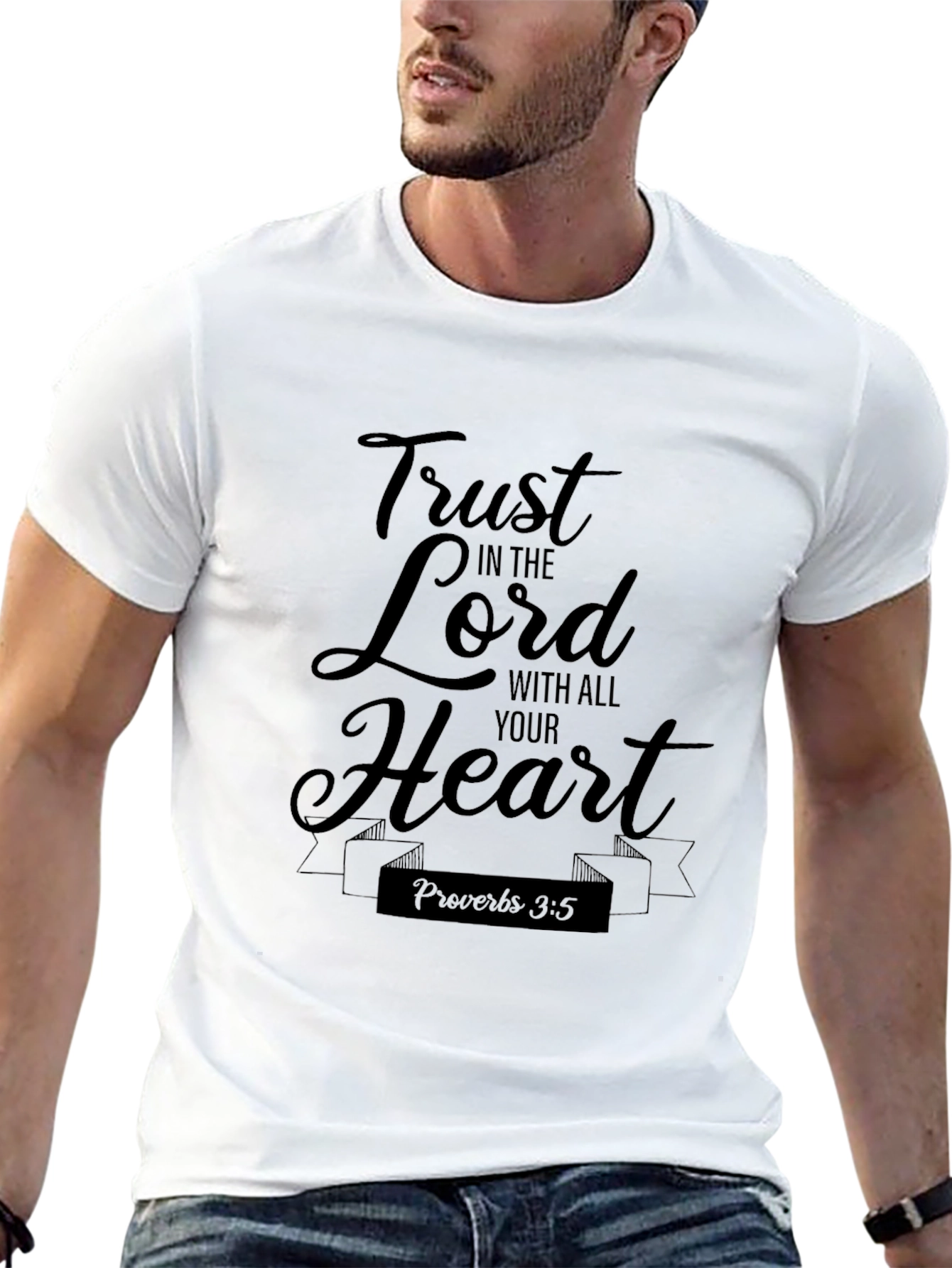 Trust In The Lord Black T-Shirt