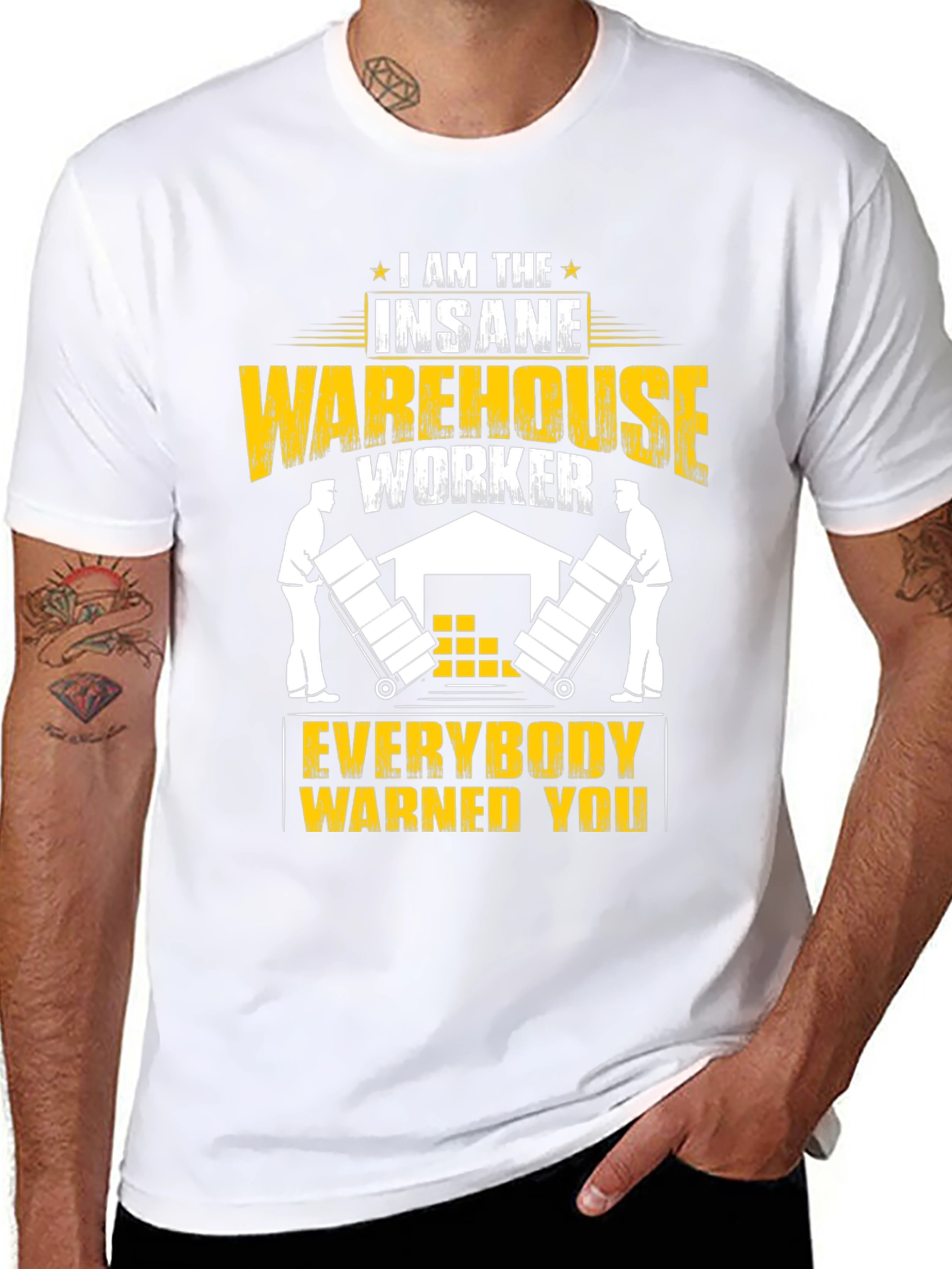 Insane Warehouse Worker Graphic Tee