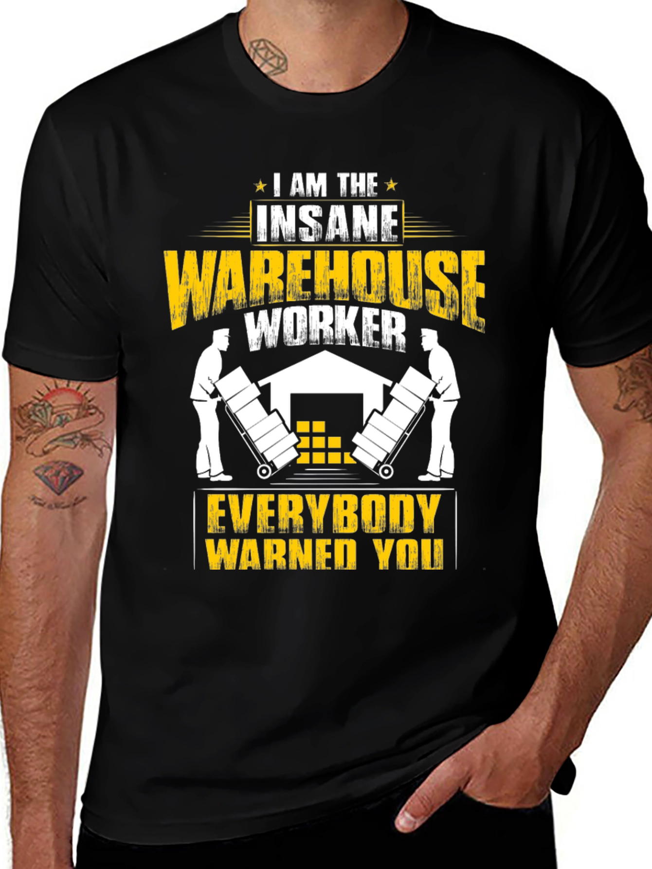 Insane Warehouse Worker Graphic Tee