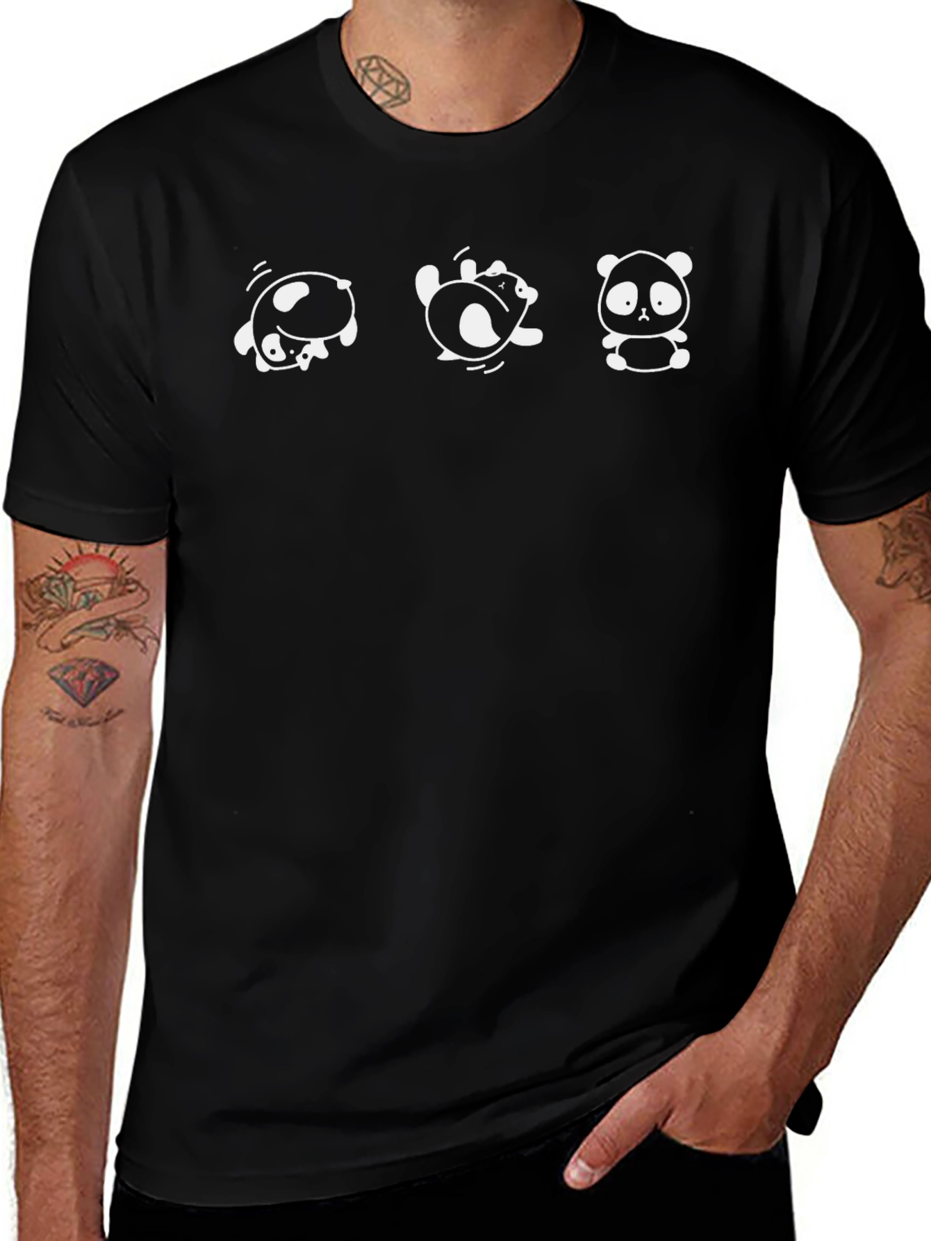 Cute Panda T-Shirt - Soft Cotton Graphic Tee
