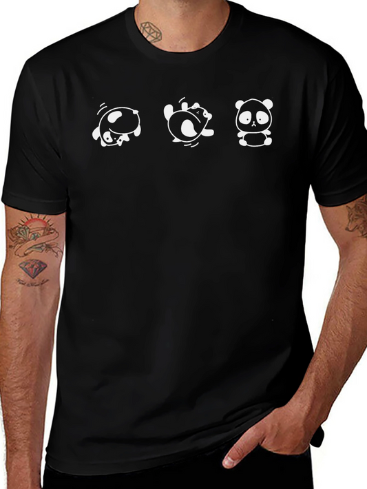 Cute Panda T-Shirt - Soft Cotton Graphic Tee
