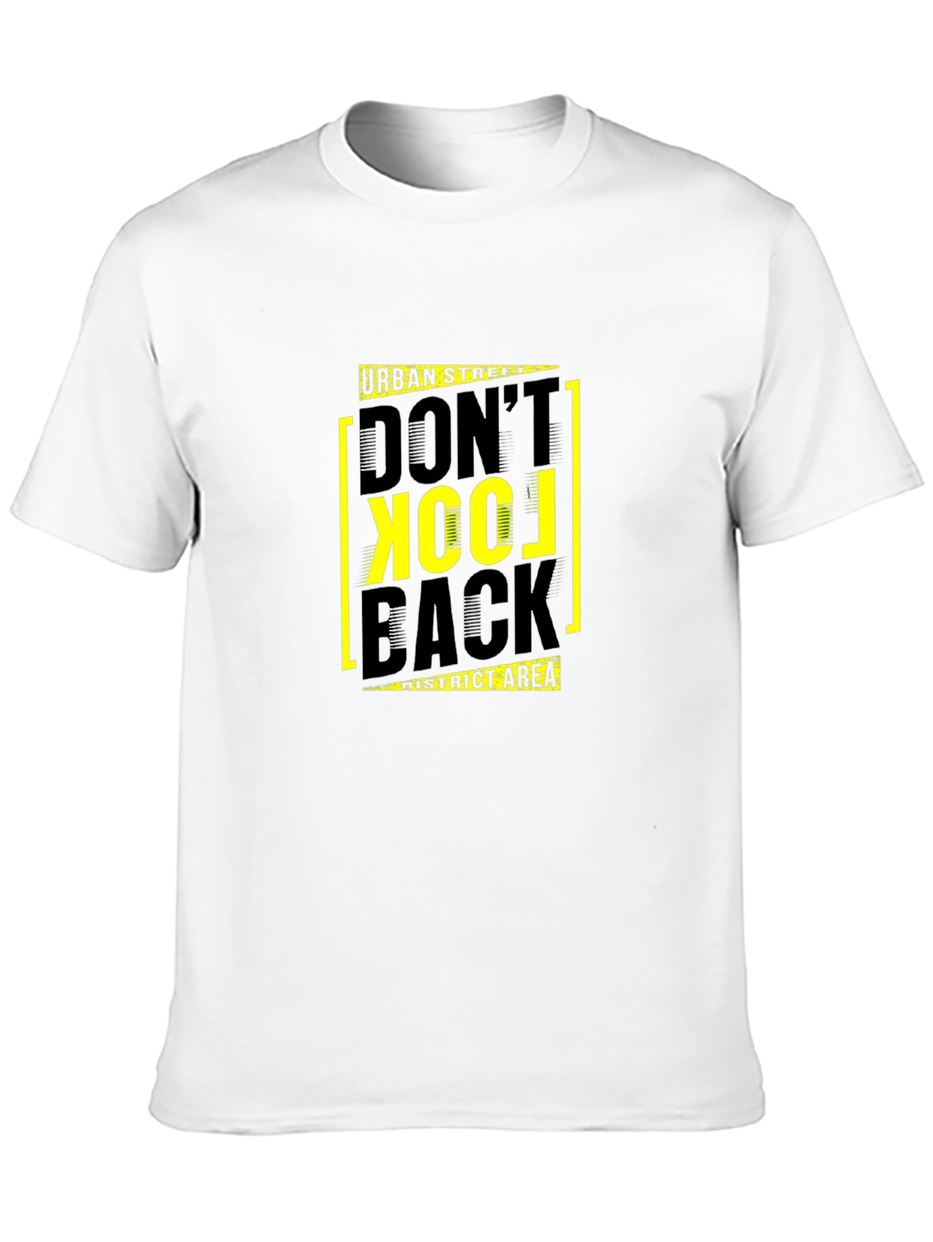 Urban Street Dont Look Back Black T-Shirt