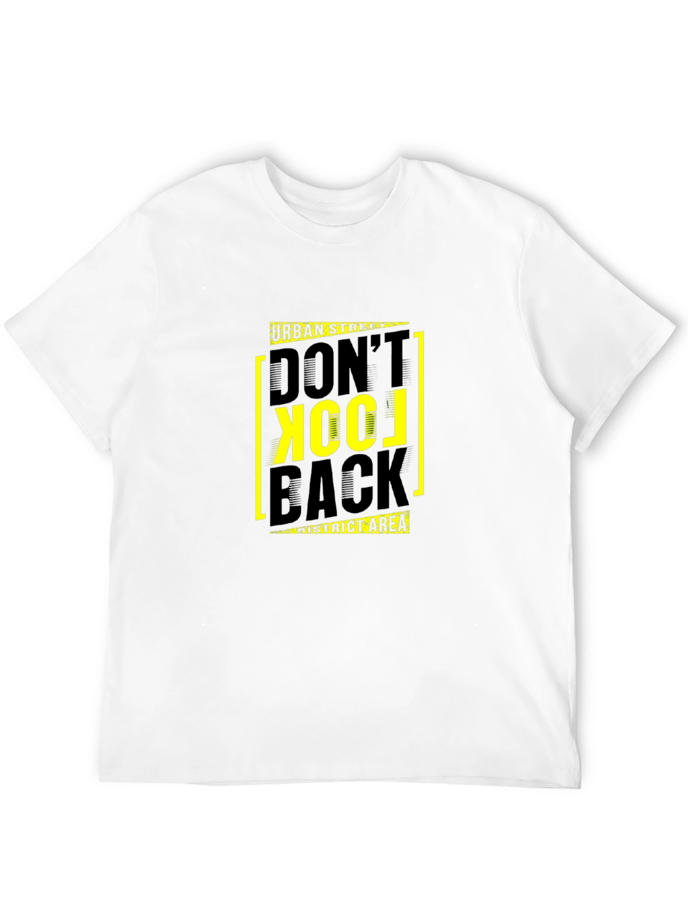 Urban Street Dont Look Back Black T-Shirt