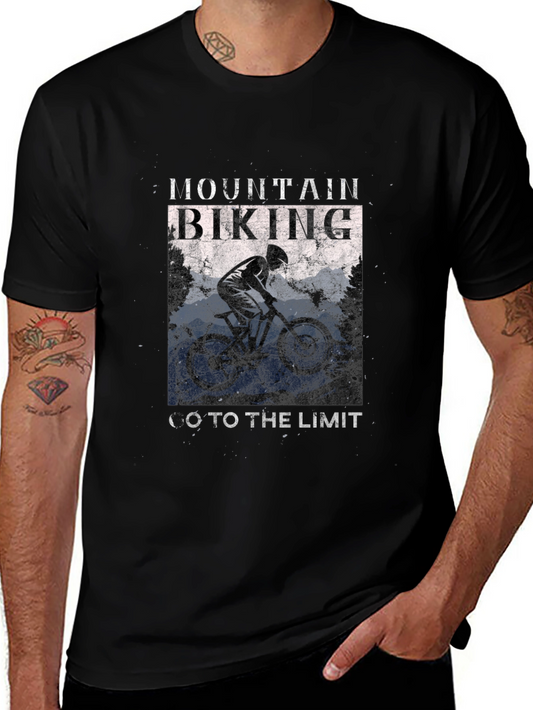 Mountain Biking Graphic Tee - Go To The Limit!