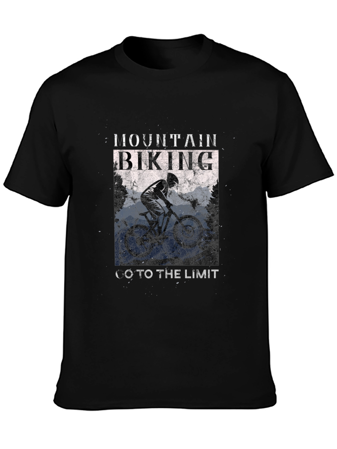 Mountain Biking Graphic Tee - Go To The Limit!